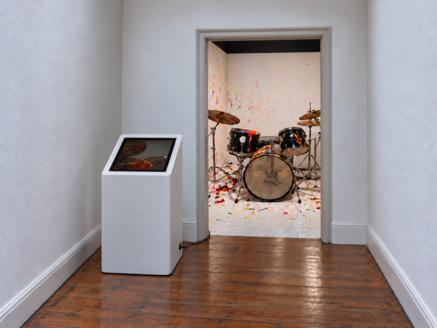 Crescendo on canvas exhibition Elaine Ford