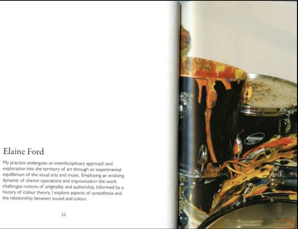 Elaine Ford Artist Exhibition Book - Visual music