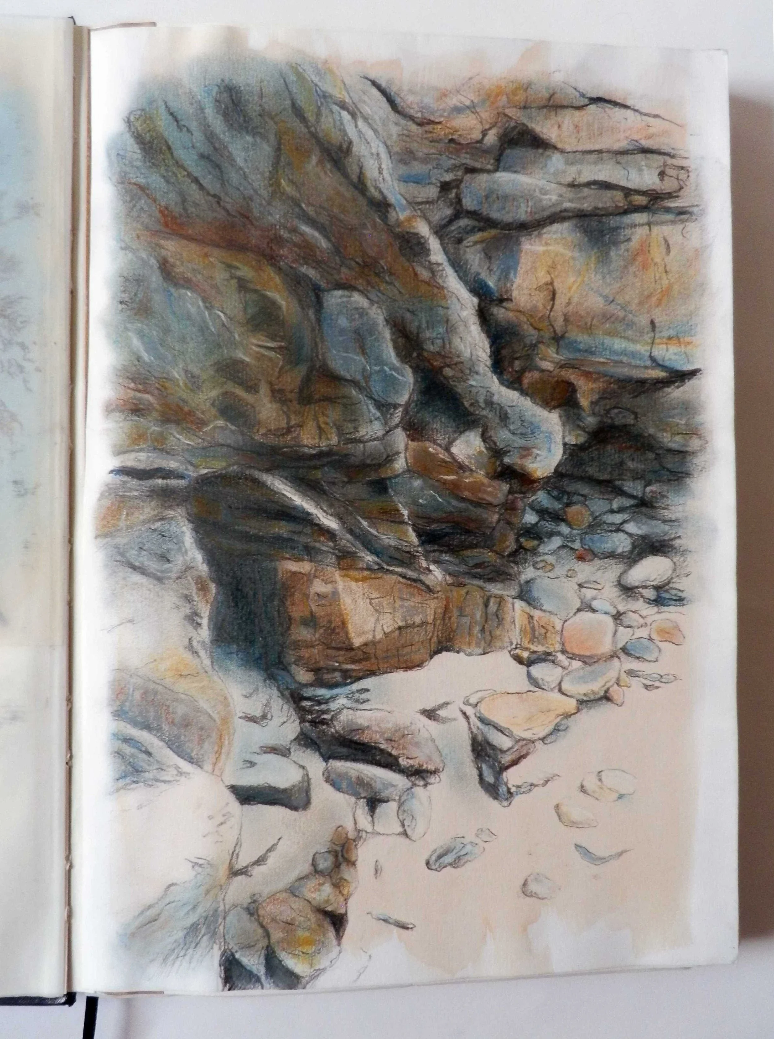 Rock drawing