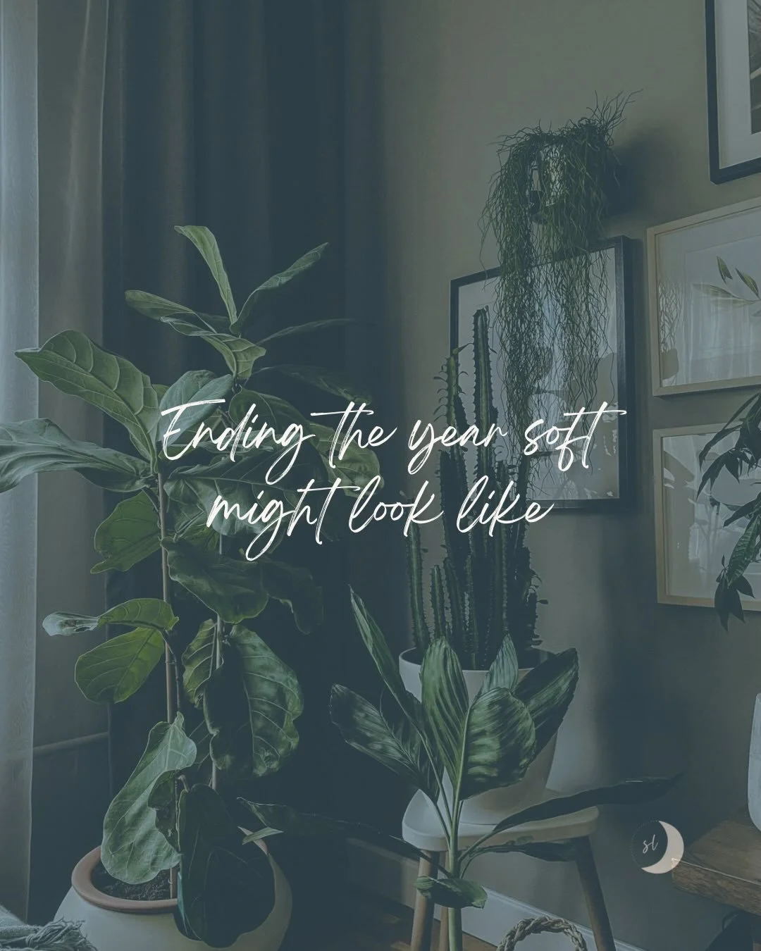 Continuing with the theme of ending the year soft&hellip;.

I&rsquo;m sharing some ideas about what ending the year soft looks like for me. 

What resonates? What is on your list? I&rsquo;d love to hear. Share in the comments. 💚

Ending the year sof