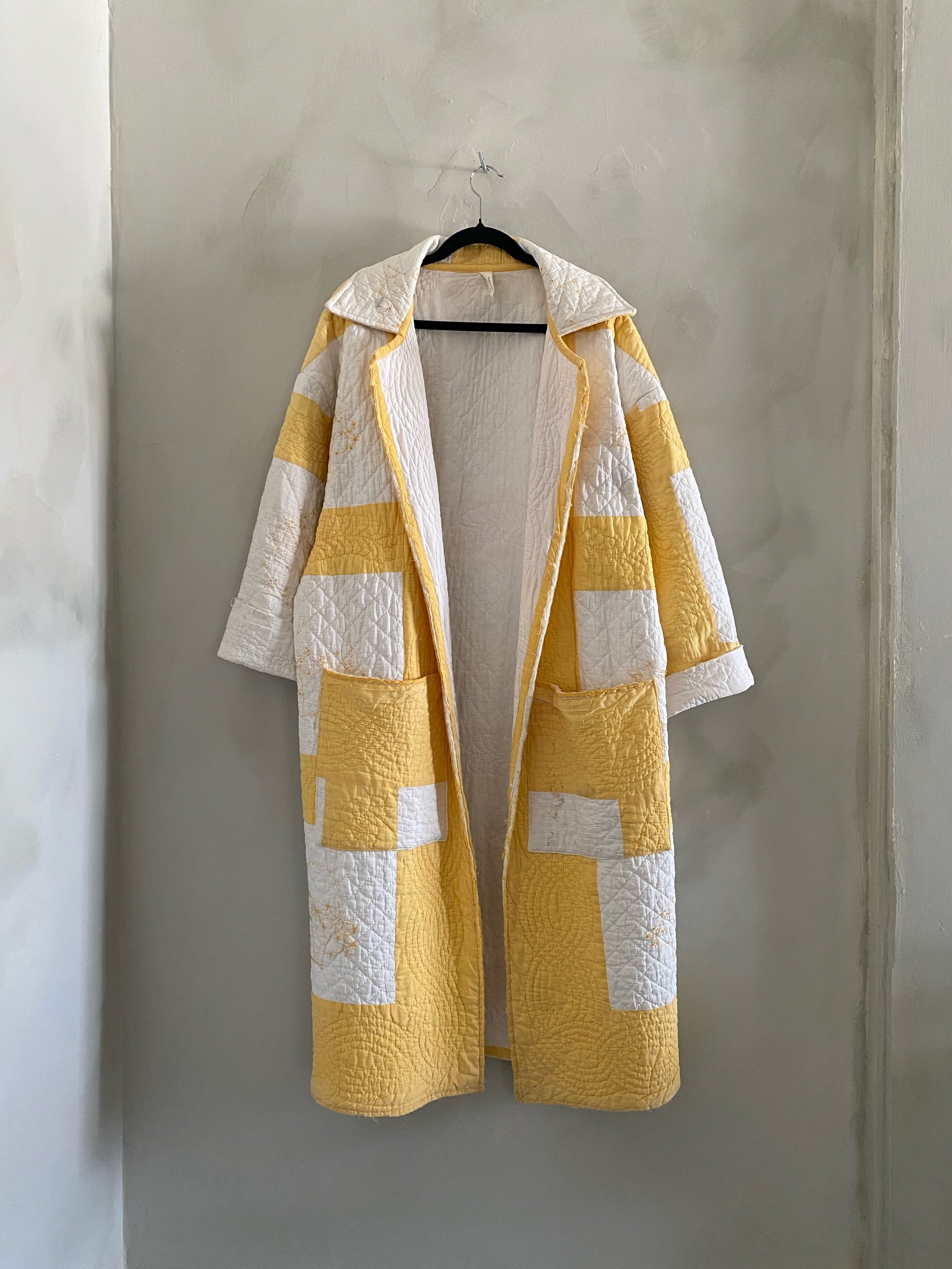 villager coat in yellow