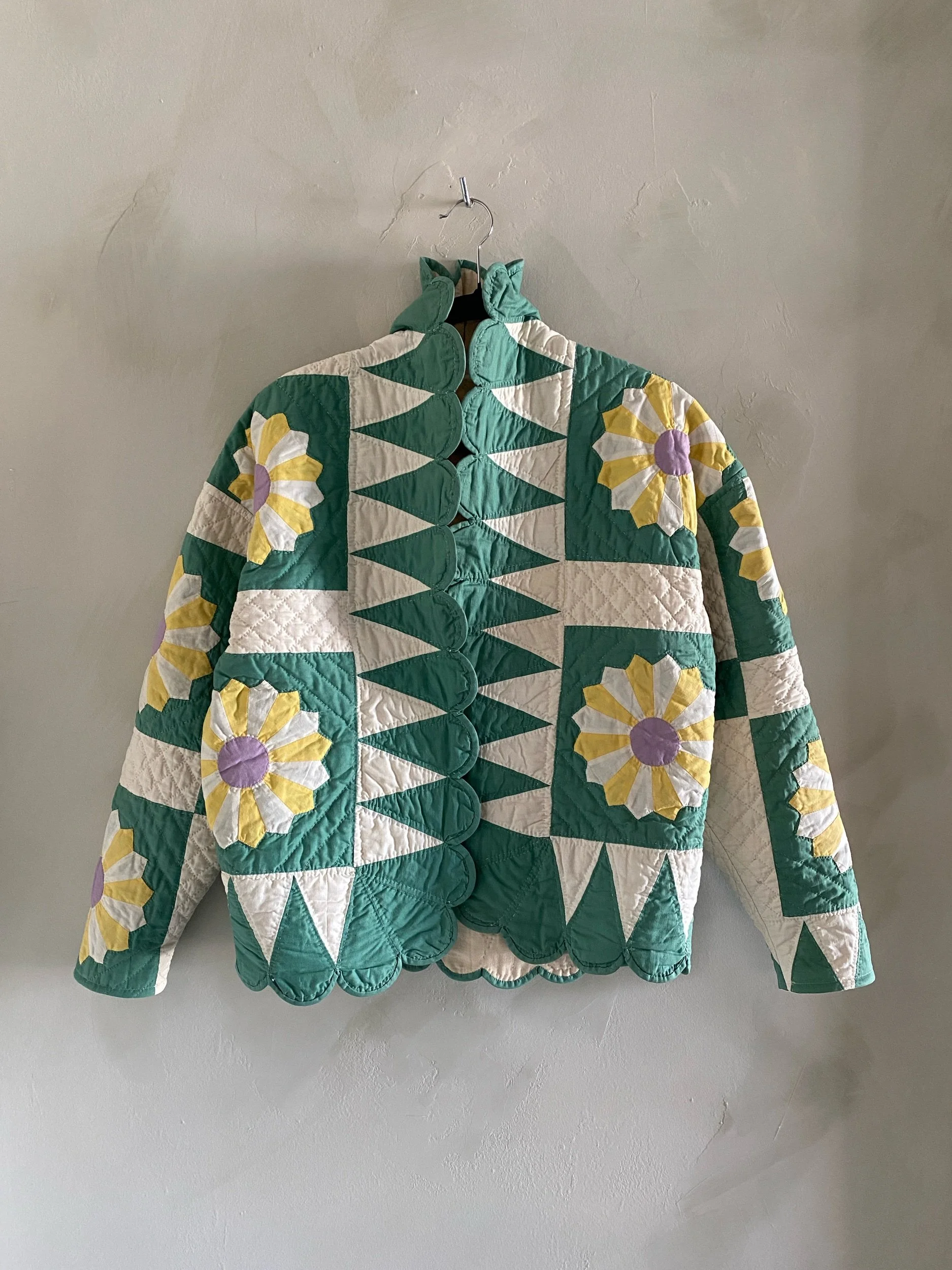 jacket in sunflowers