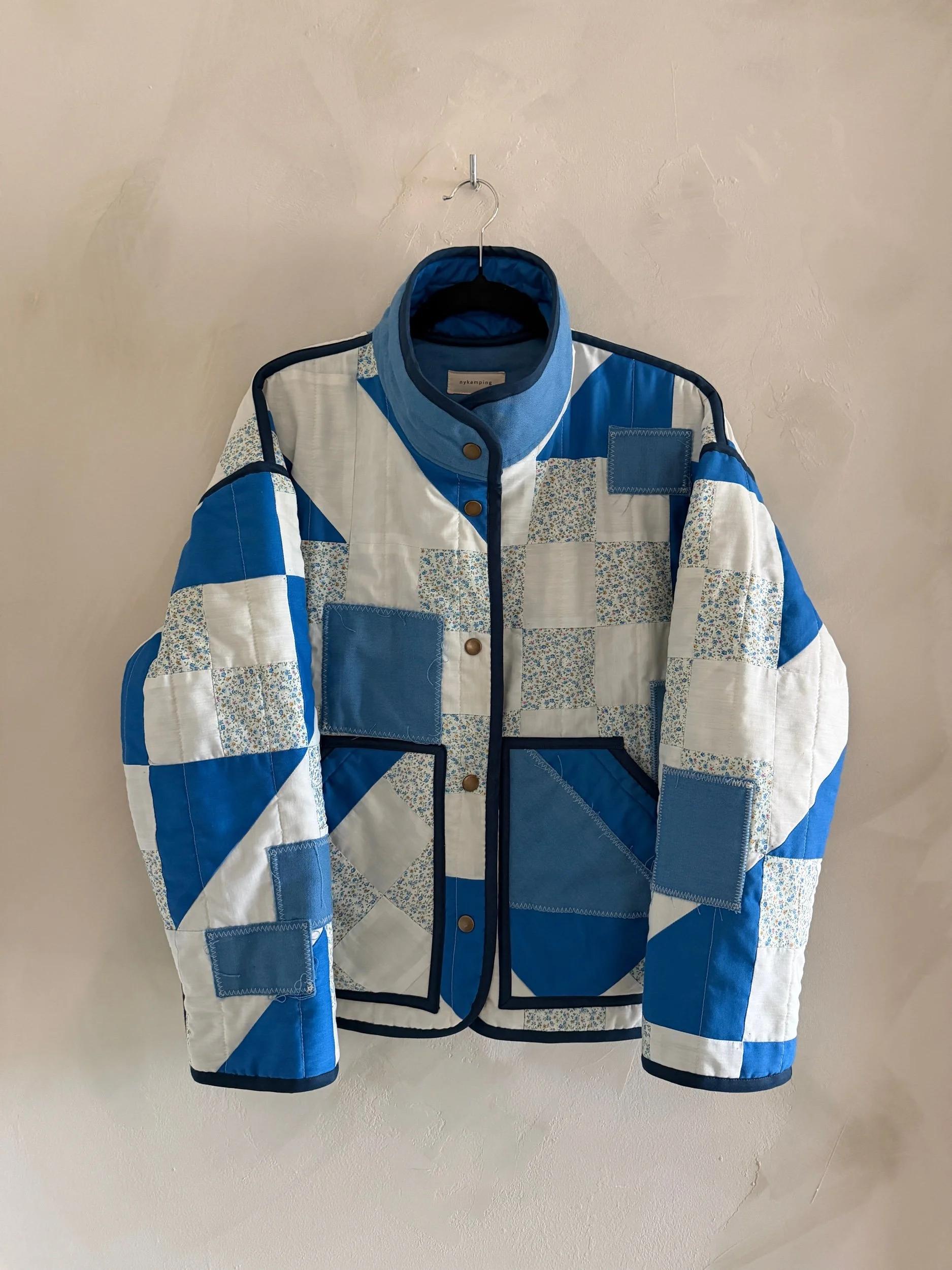 jacket in royal blue