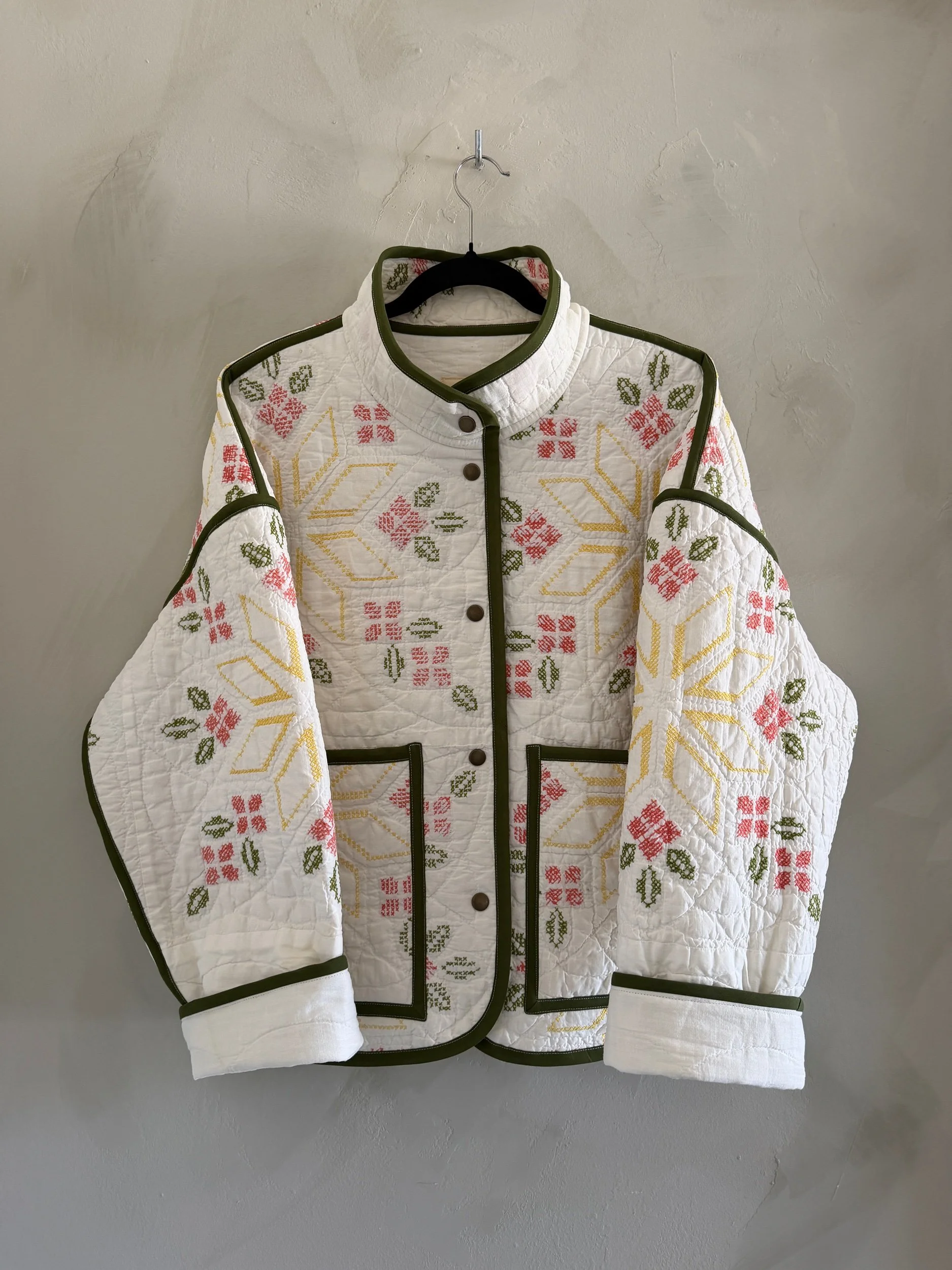 jacket in embroidery