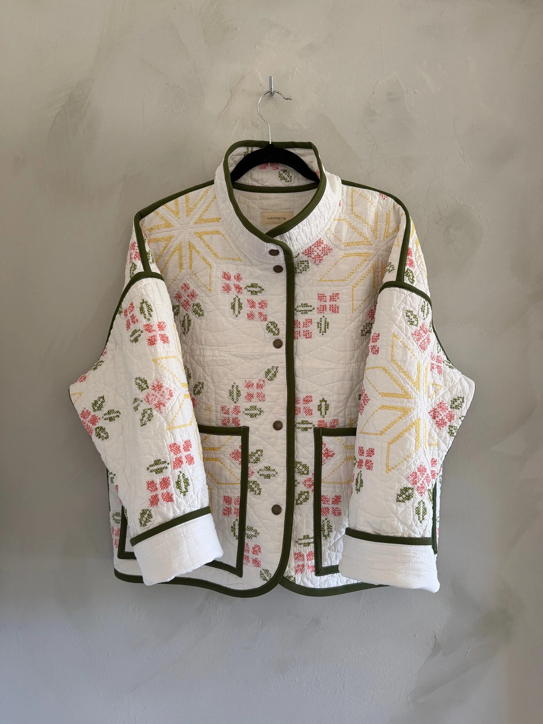 jacket in embroidery