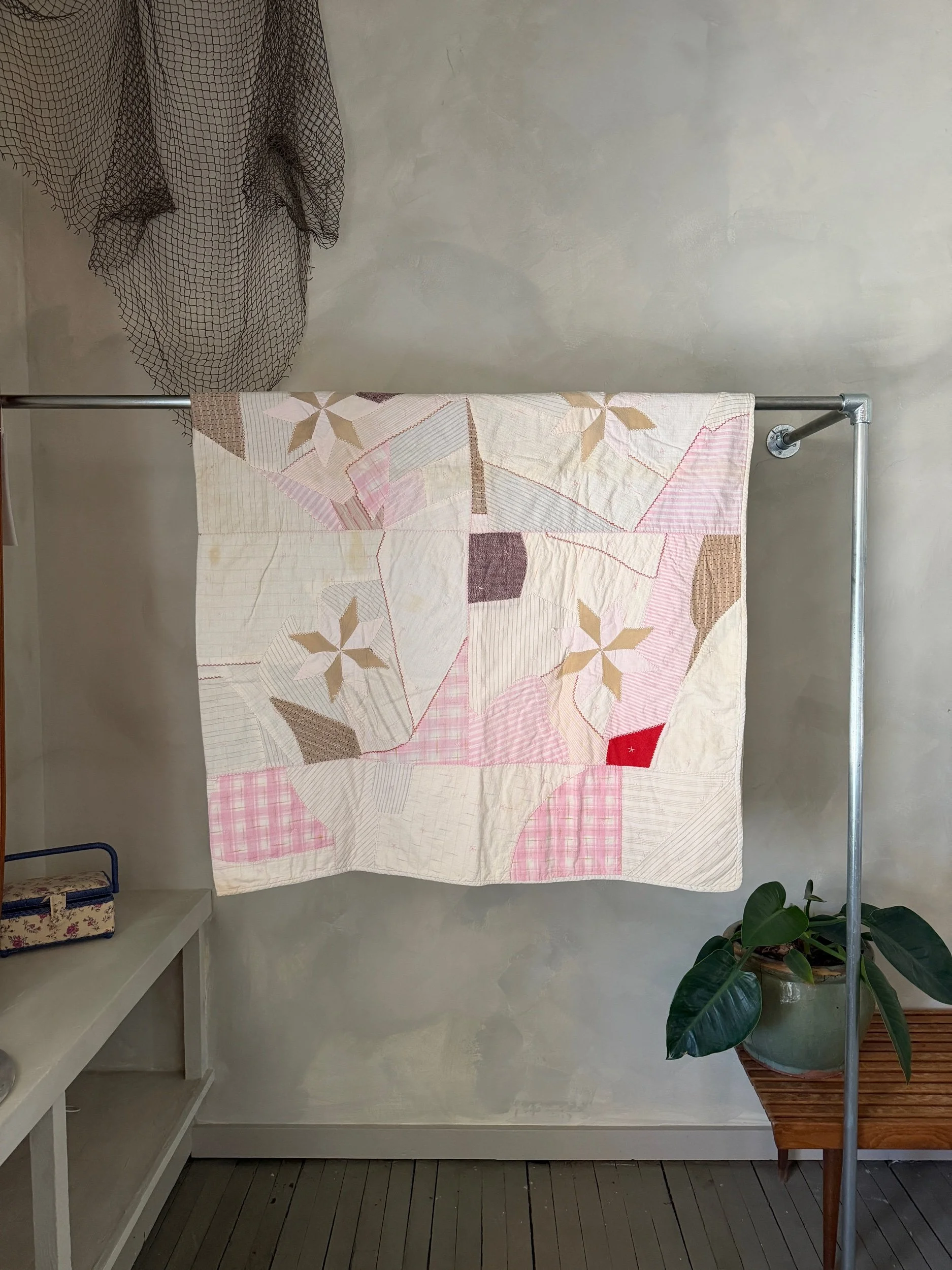 pink crazy quilt