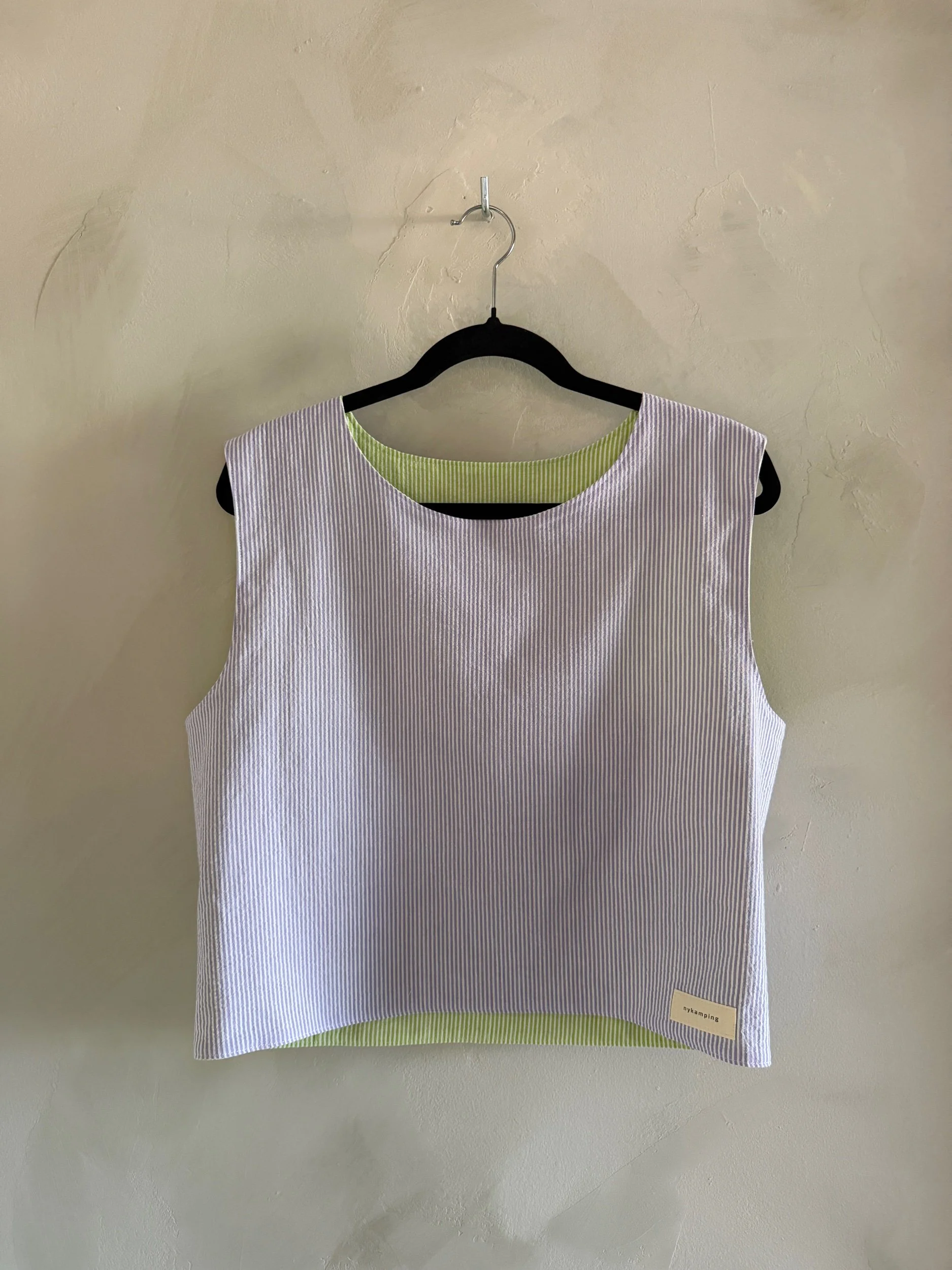 tank top in seersucker