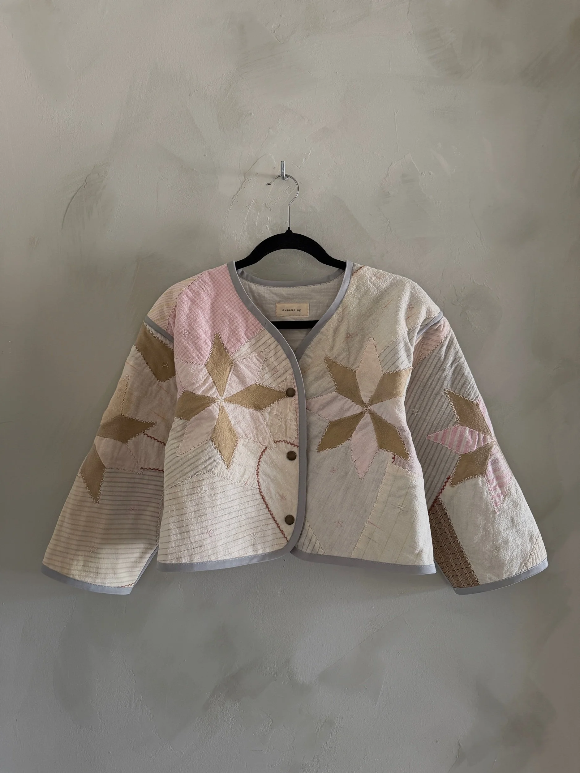 jacket in crazy quilt