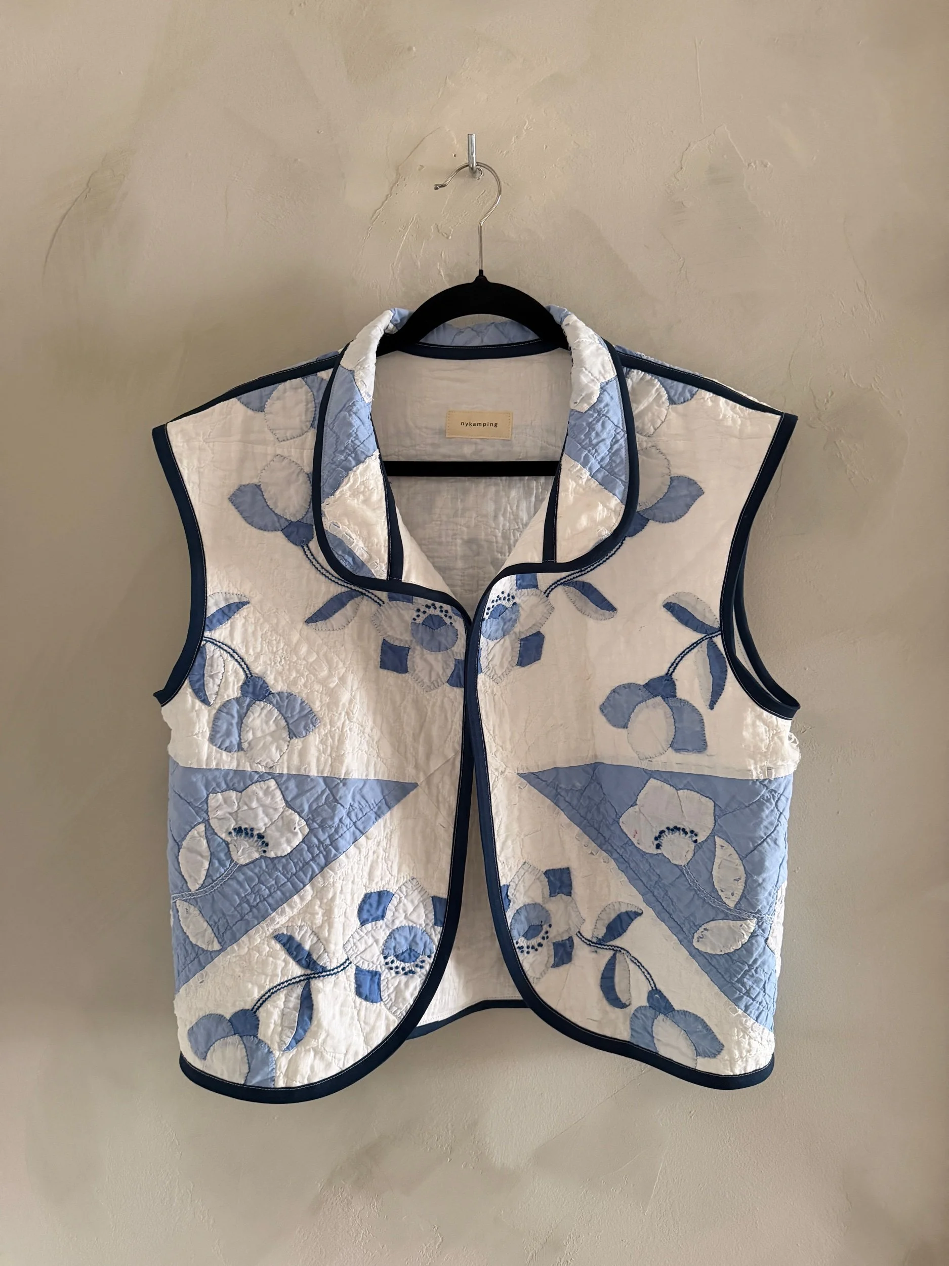 vest in blue
