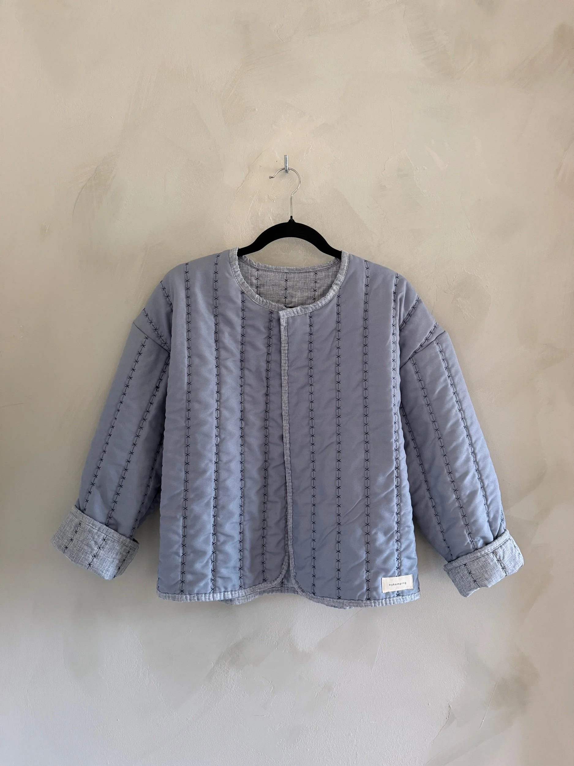 jacket in blue