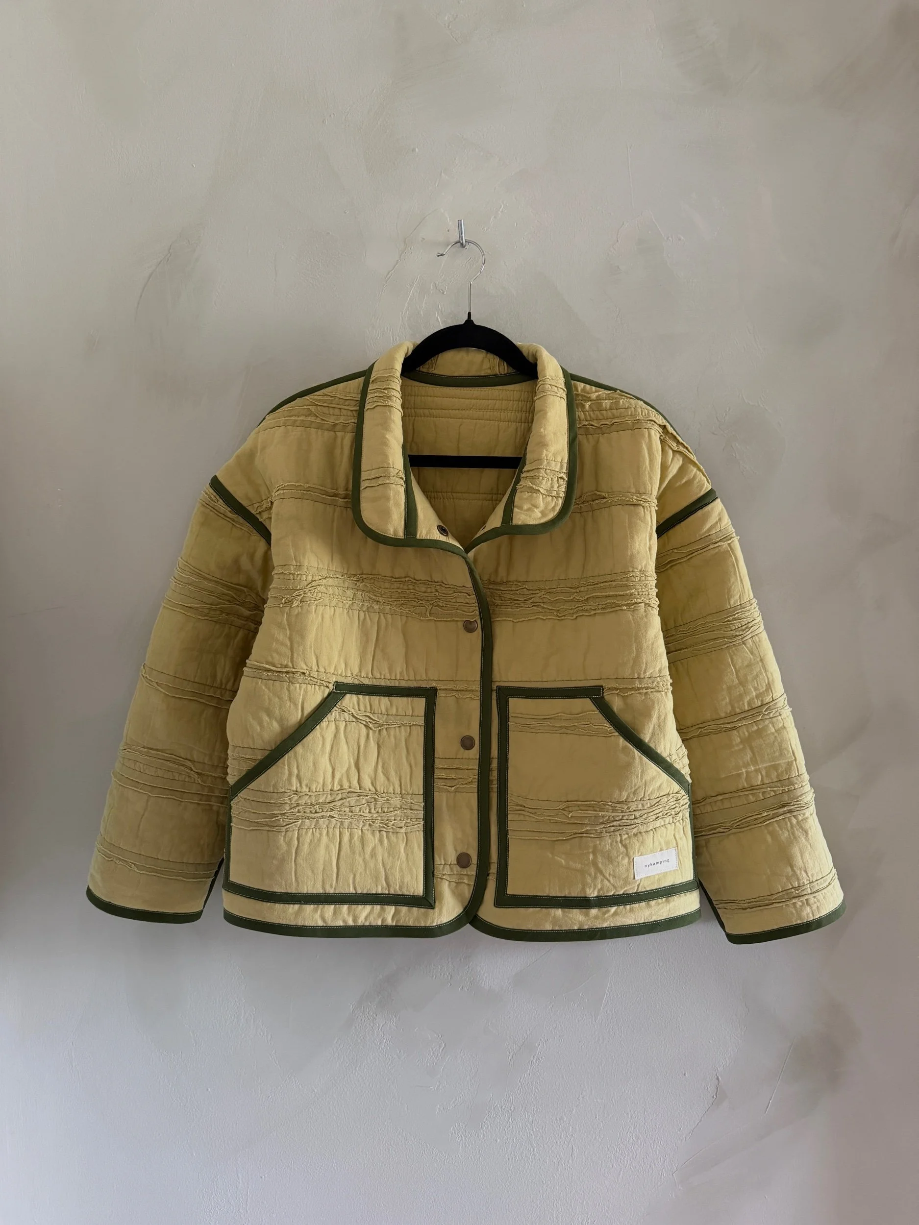 jacket in mustard