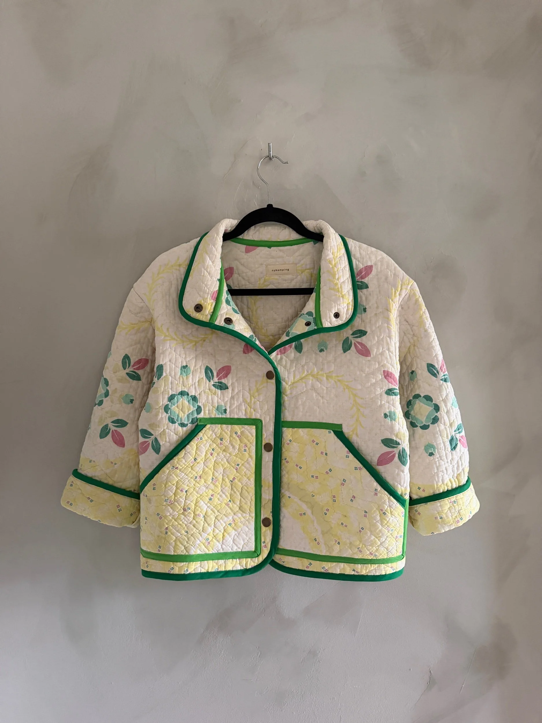 jacket in yellow