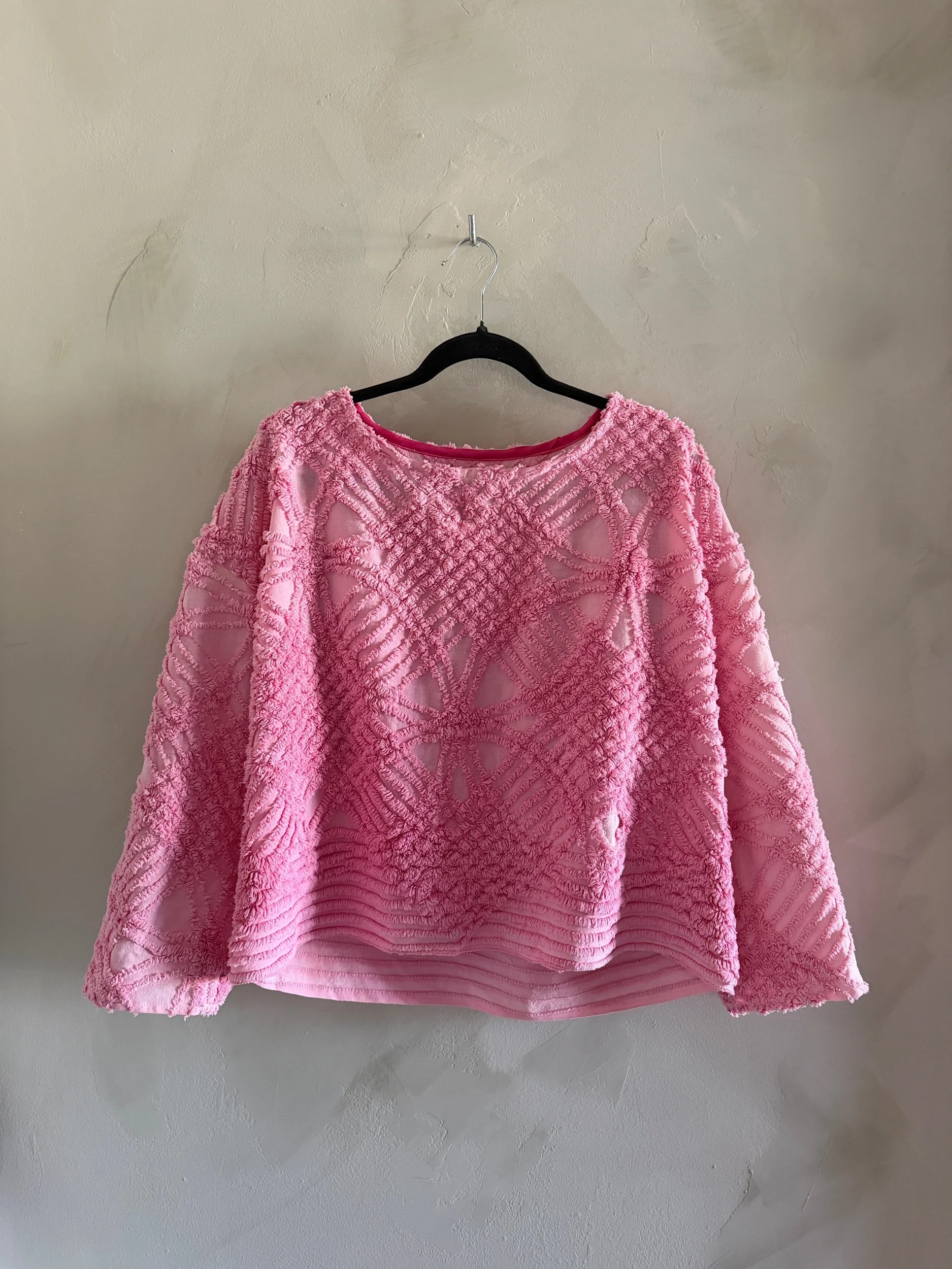 crewneck in pink