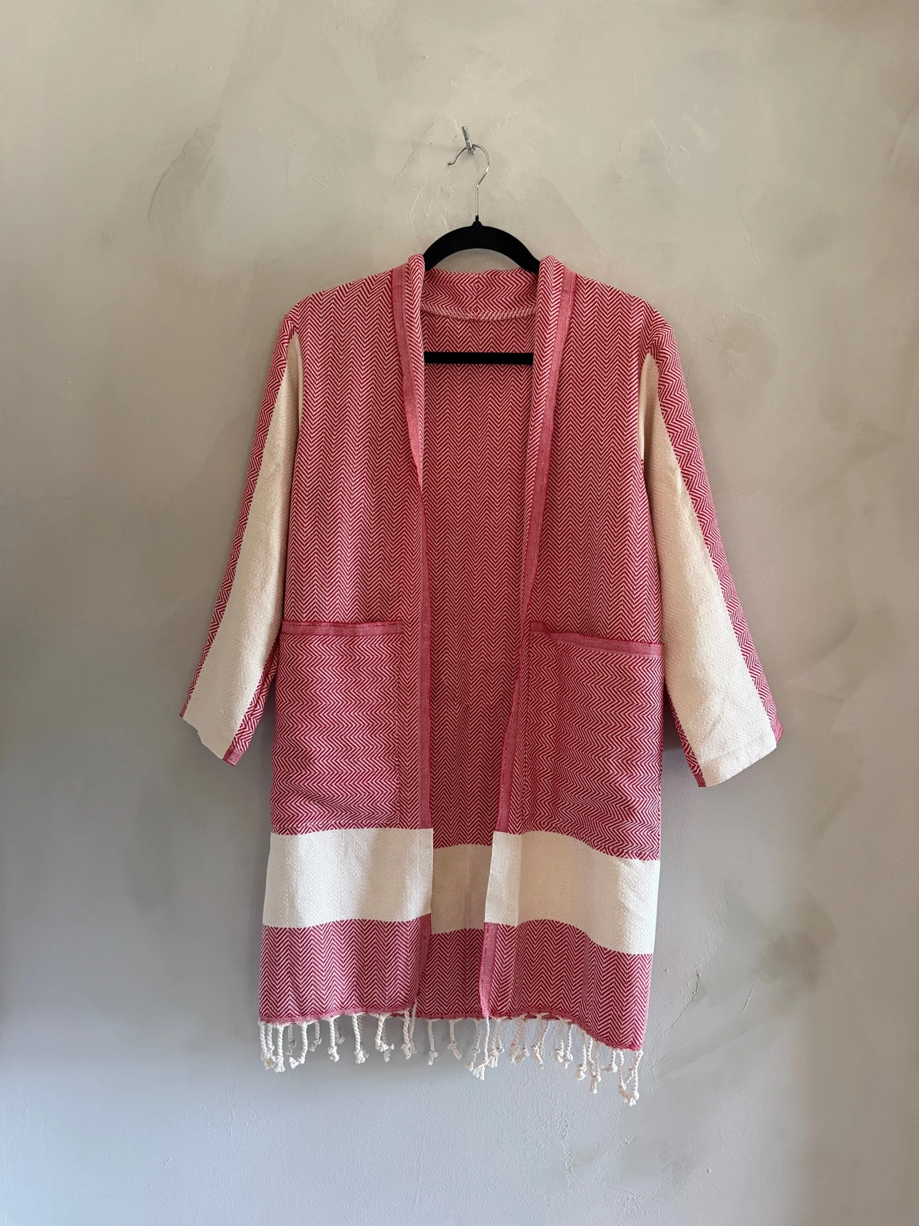 cardigan in red