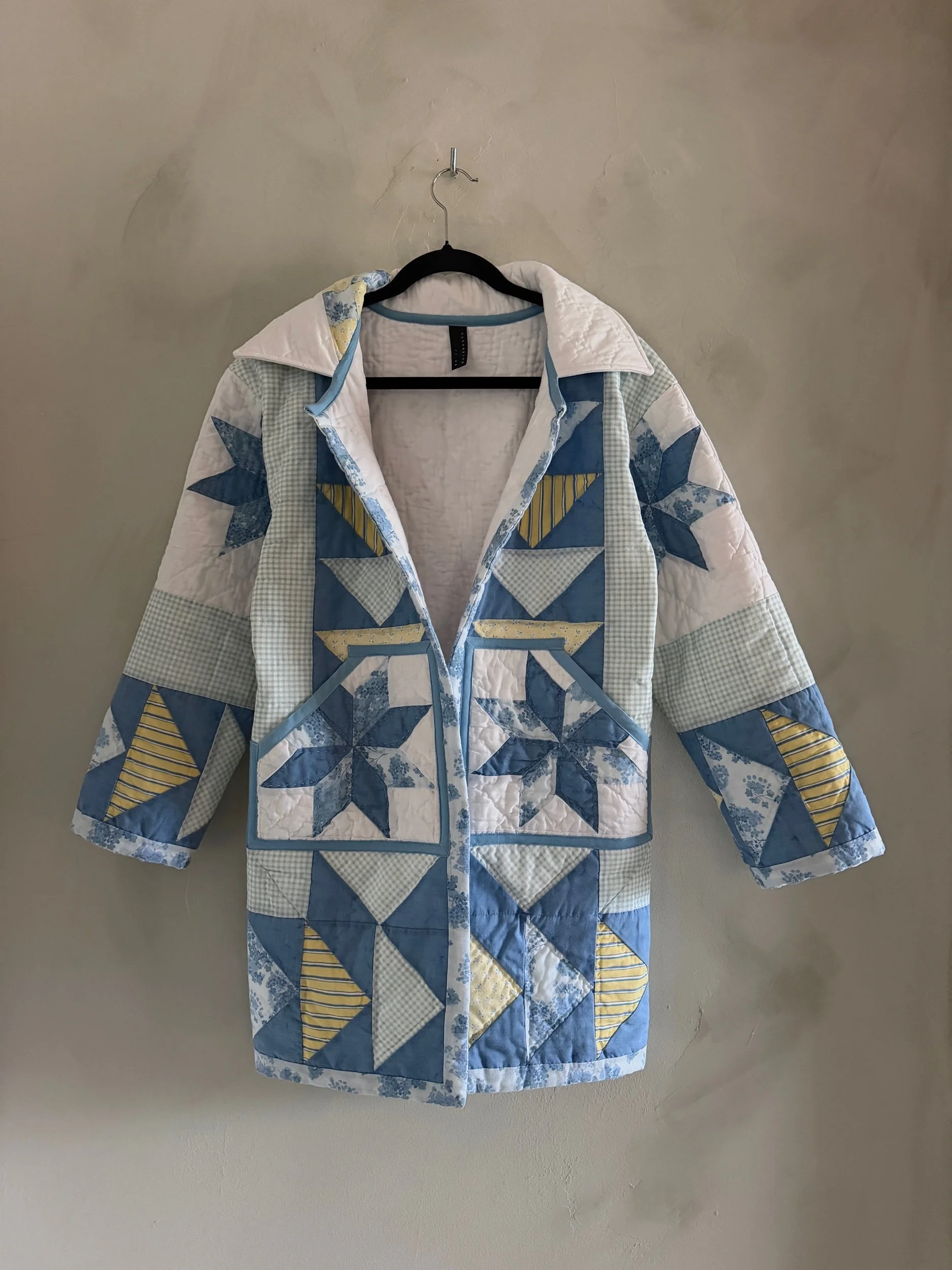 midlength in blue