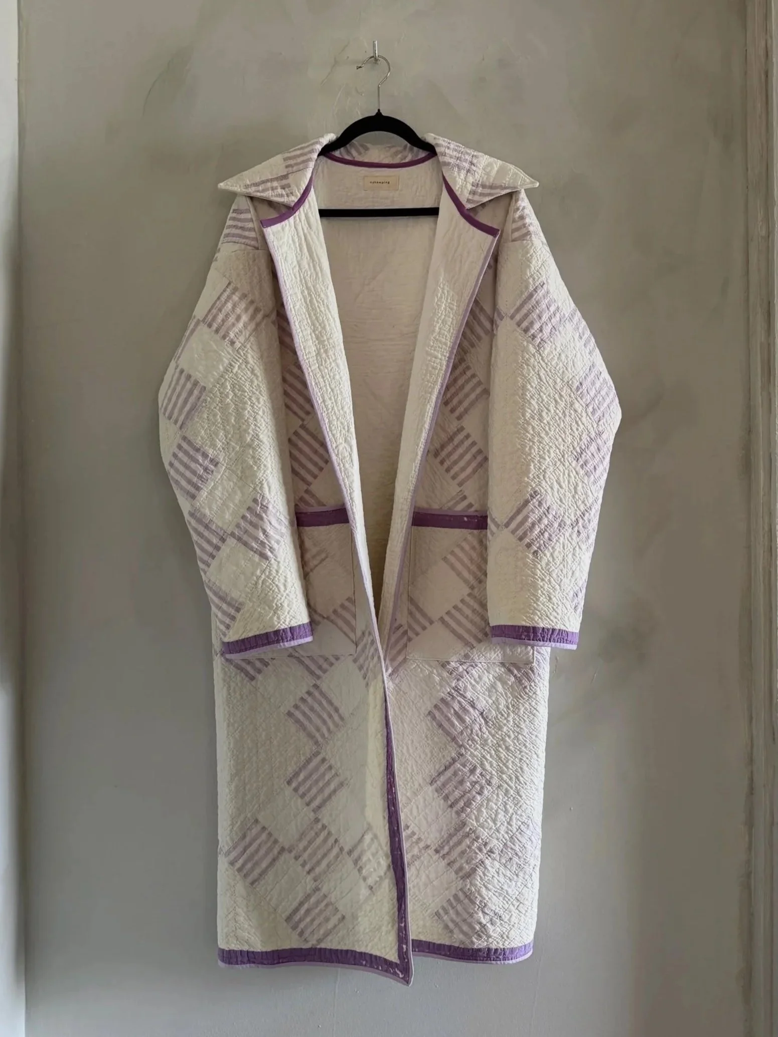 villager jacket in purple