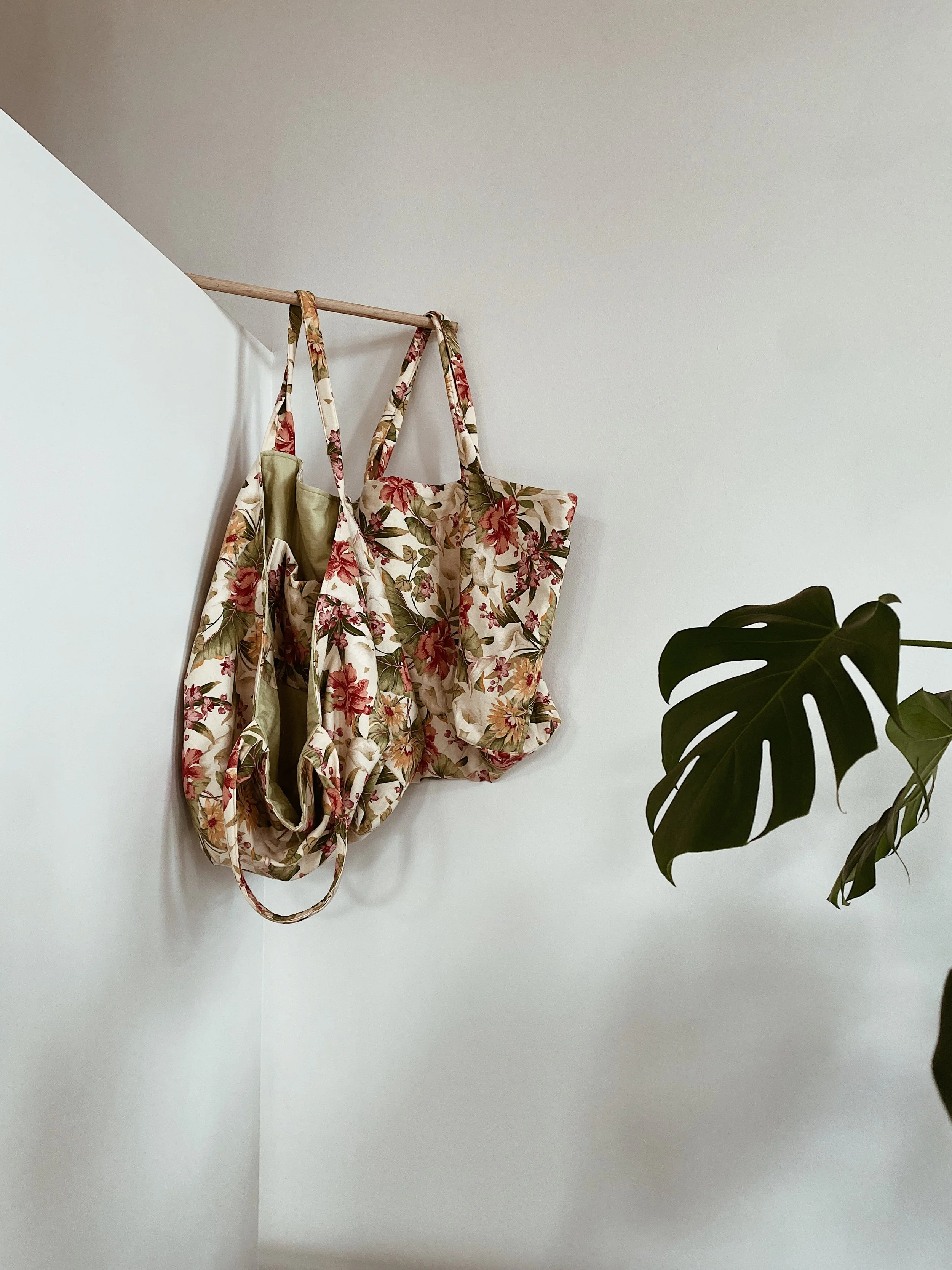 ONE A DAY IN FEBRUARY // sustainable, ethically made, handmade bags from thrifted textiles in northern michigan; suttons bay, michigan