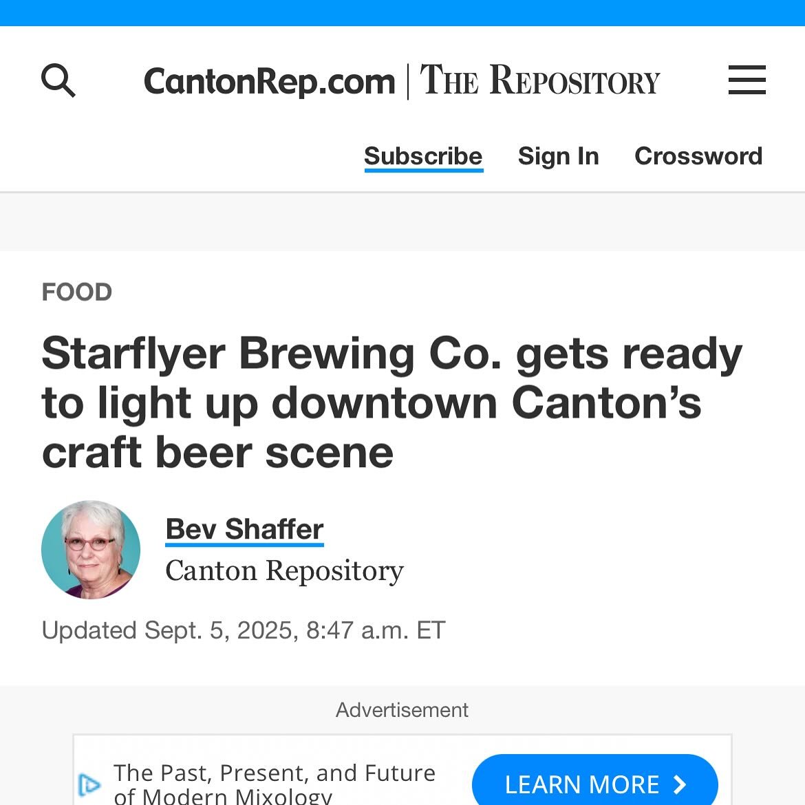 Check it out - we're in the @canton_rep today! (Online)

Nothing quite like making the local paper 😊

Thanks to Bev Shaffer for taking the time to talk to us the other day and get some lovely shots of the taproom 📸

At the risk of sounding like a b