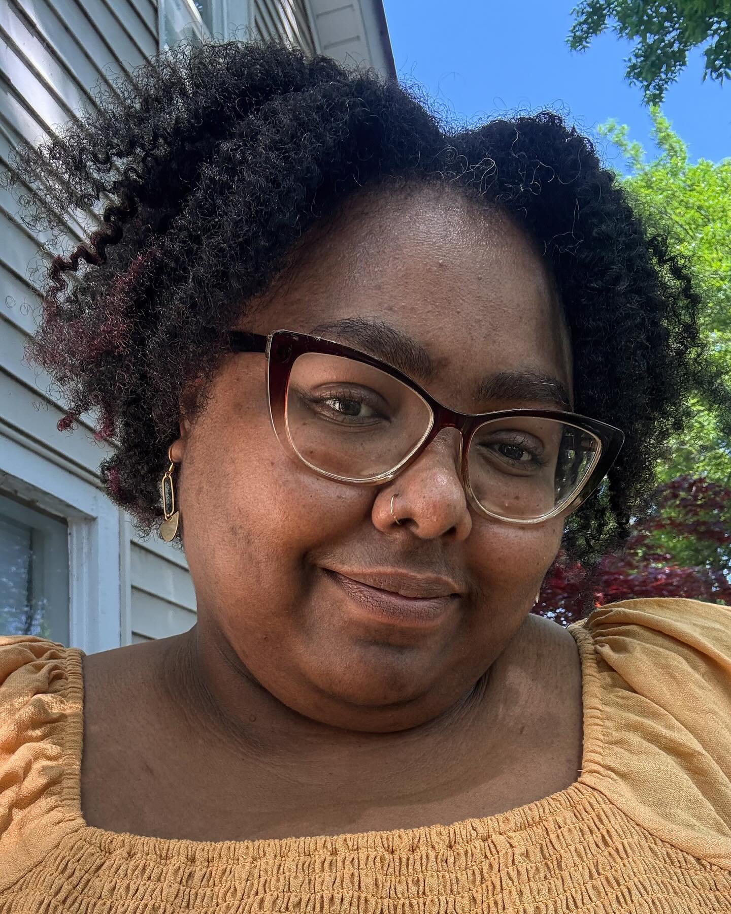After and Before!
I&rsquo;ve spent the last few weeks slowly removing my dreadlocks and what better day to reveal my new crown than Juneteenth?
My natural hair has always been important to me. My hair was damaged as a kid by chemical straighteners, a