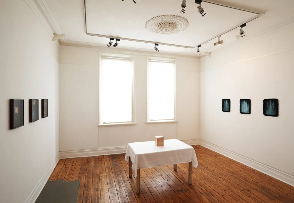 Humming box sound piece in installation at Death Be Kind