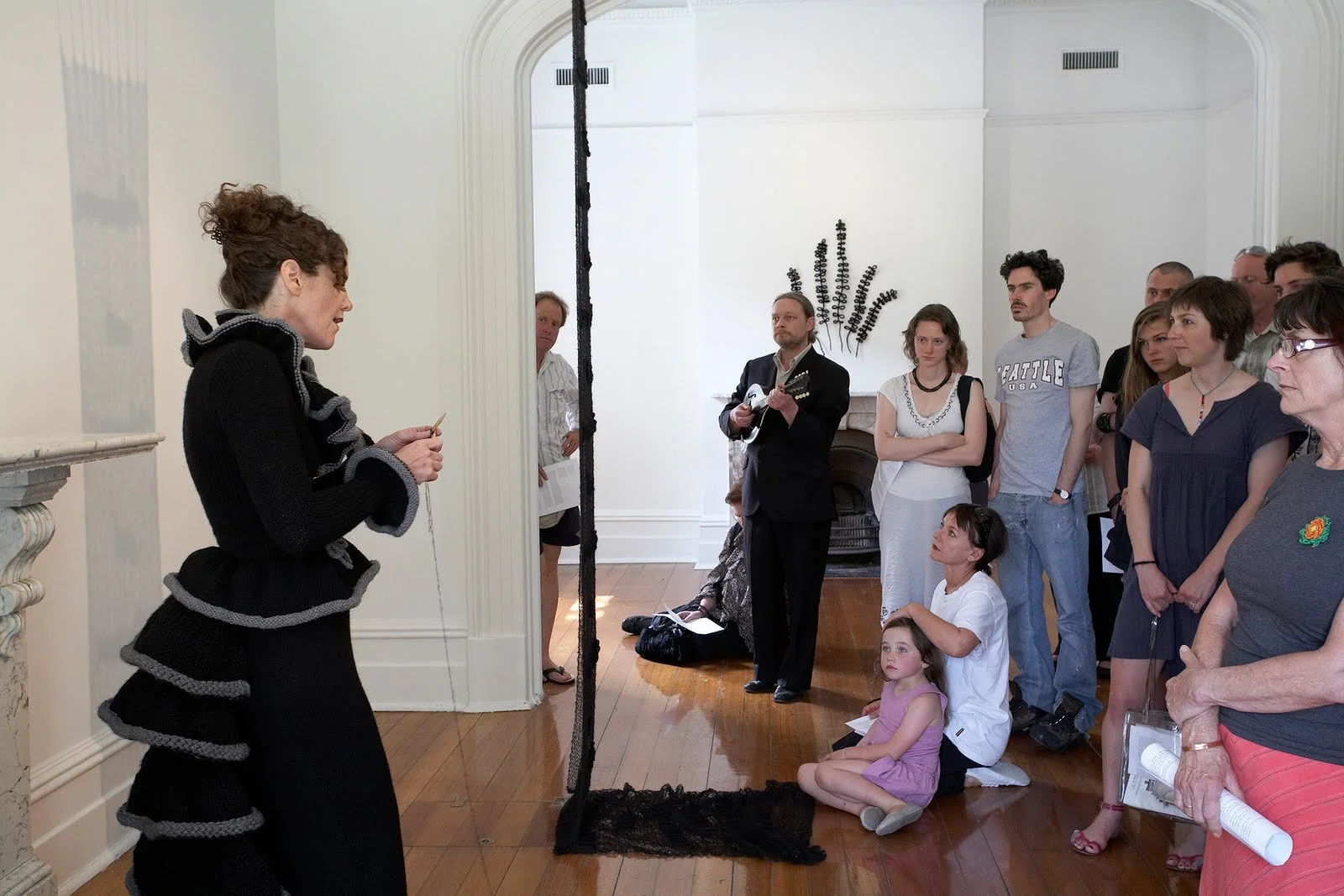 Martha McDonald performs in Victorian costume 
