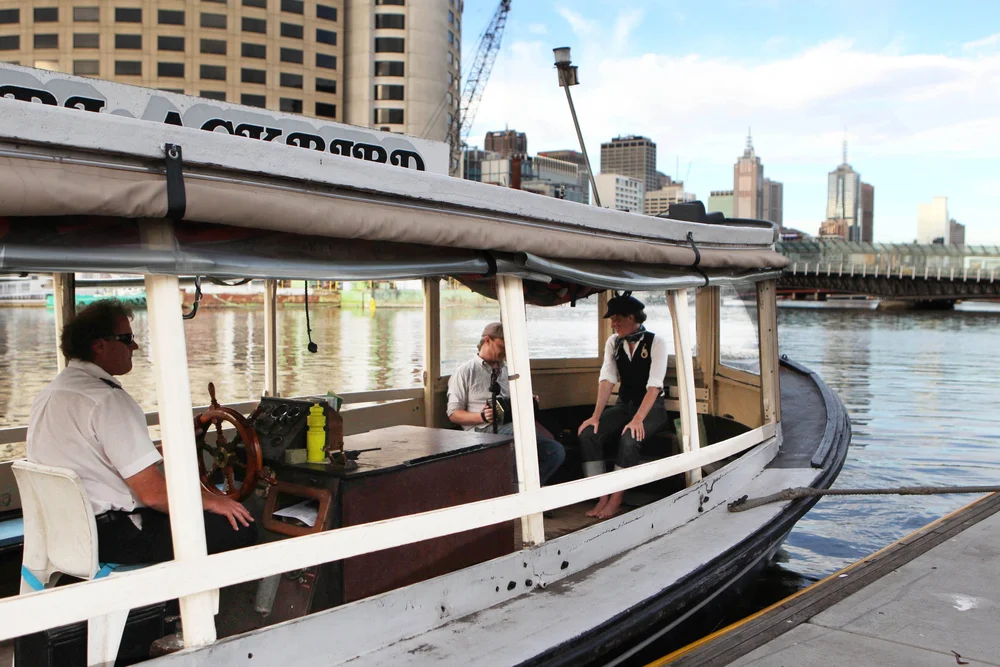 Performance on boat from Melbourne, Australia to Substation
