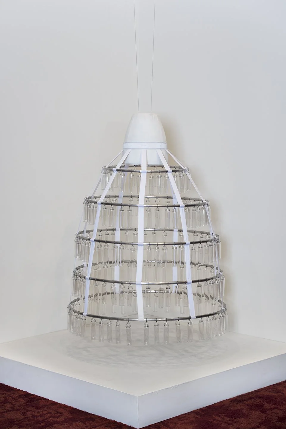 Glass costume inspired by TC Wheaton glass factory