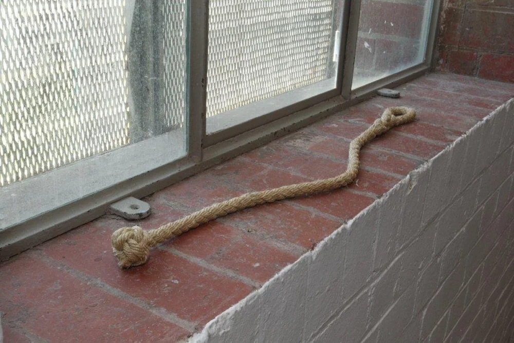 Rope art installation in Melbourne, Australia