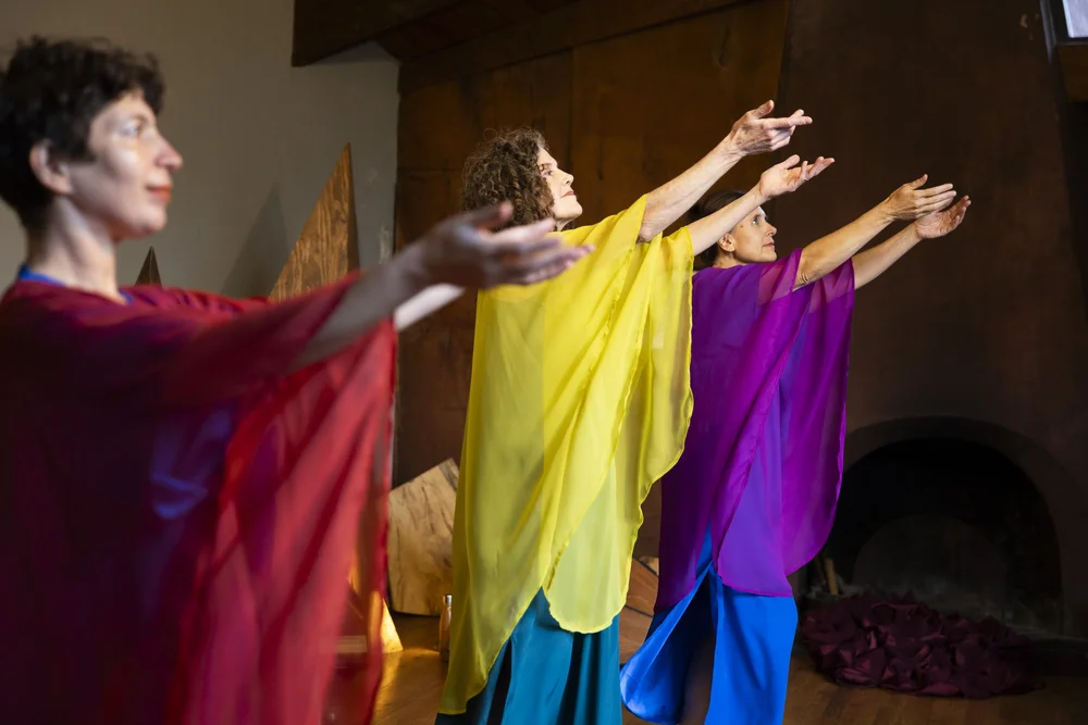 Performance art inspired by Rudolf Steiner's Anthroposophical Design