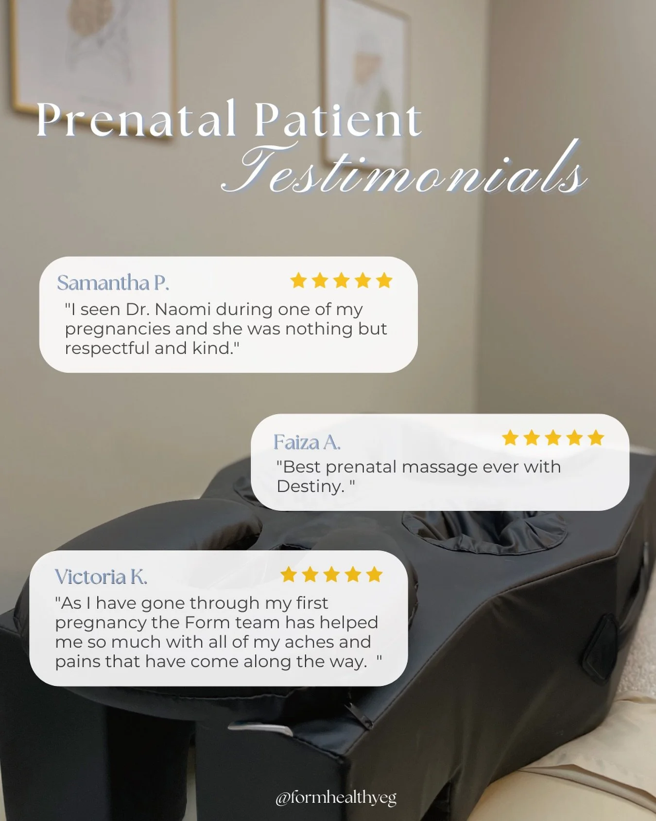 Pregnancy support, tailored to you 💙

Prenatal services from chiropractic to massage care, helping you feel your best throughout every stage of pregnancy. 

#yeglocal #yegmassage #yegclinic #yegpregnancy #yegprenatal