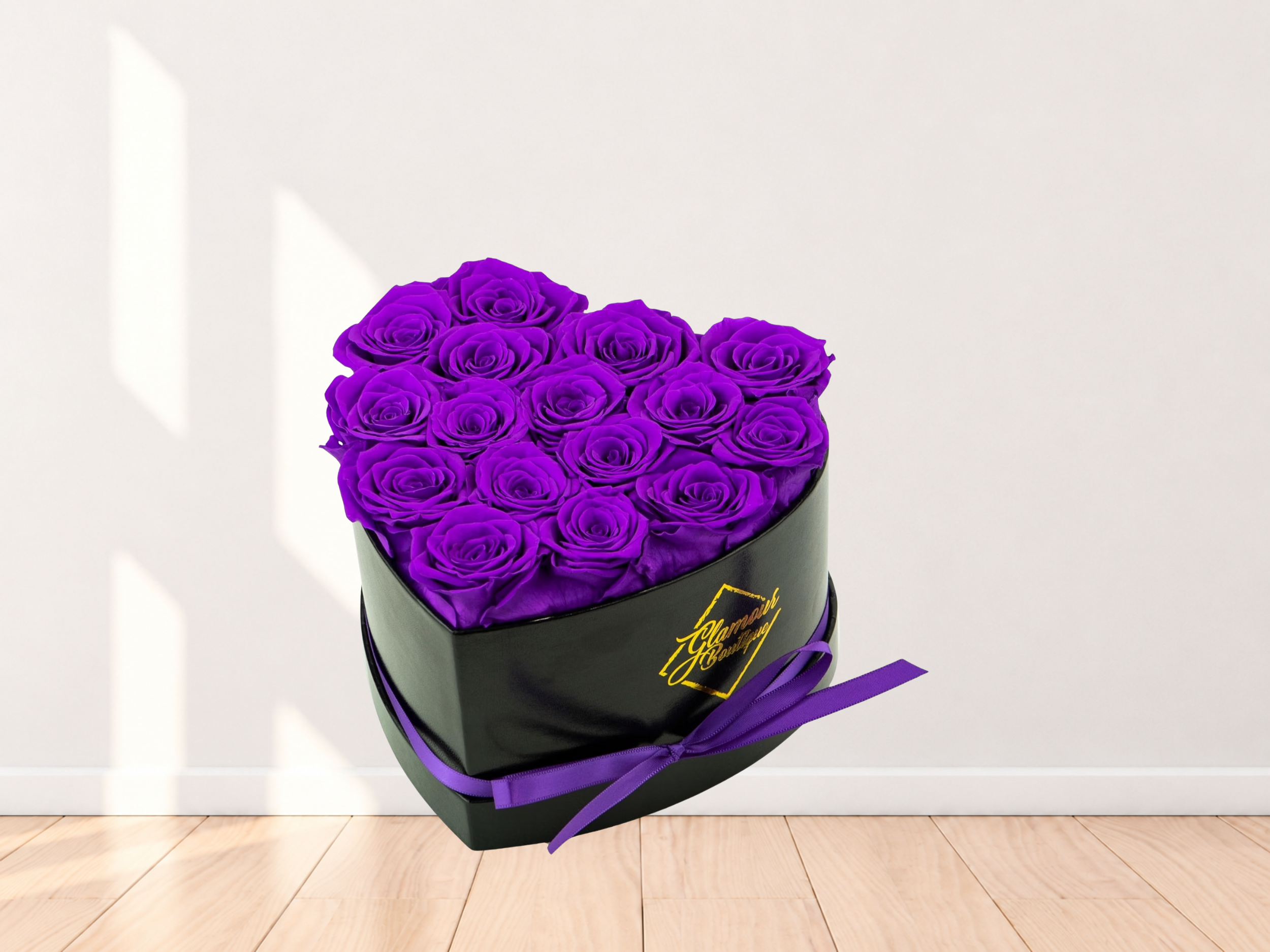 Preserved Flowers, 16 Forever Purple Roses
