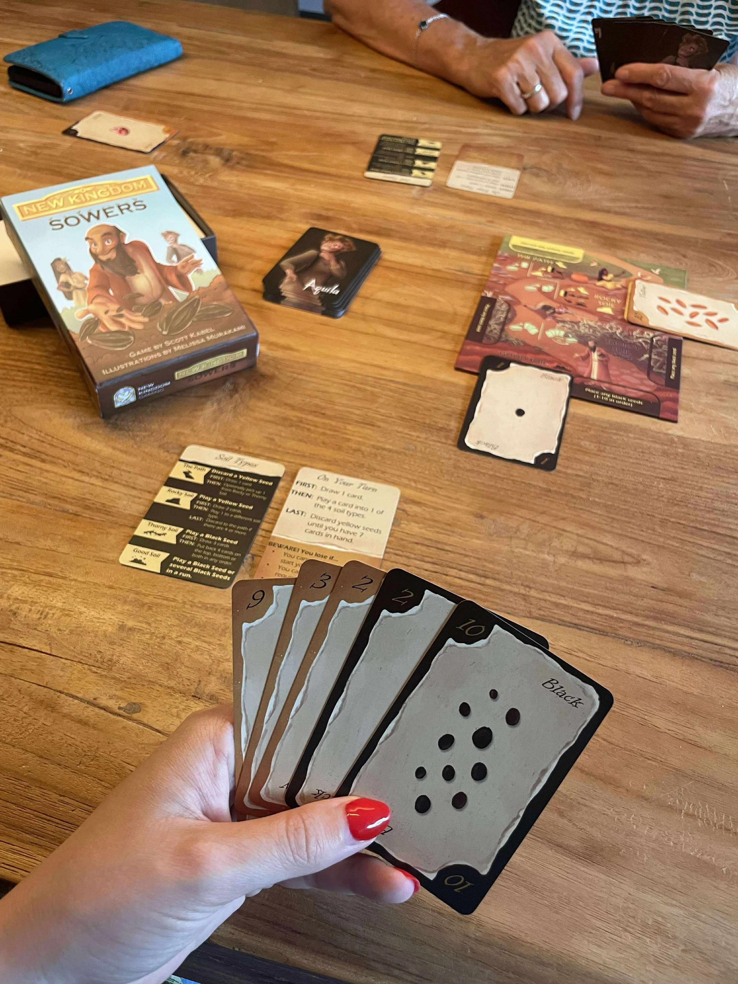 a simple, elegant card game about the parable of the sower