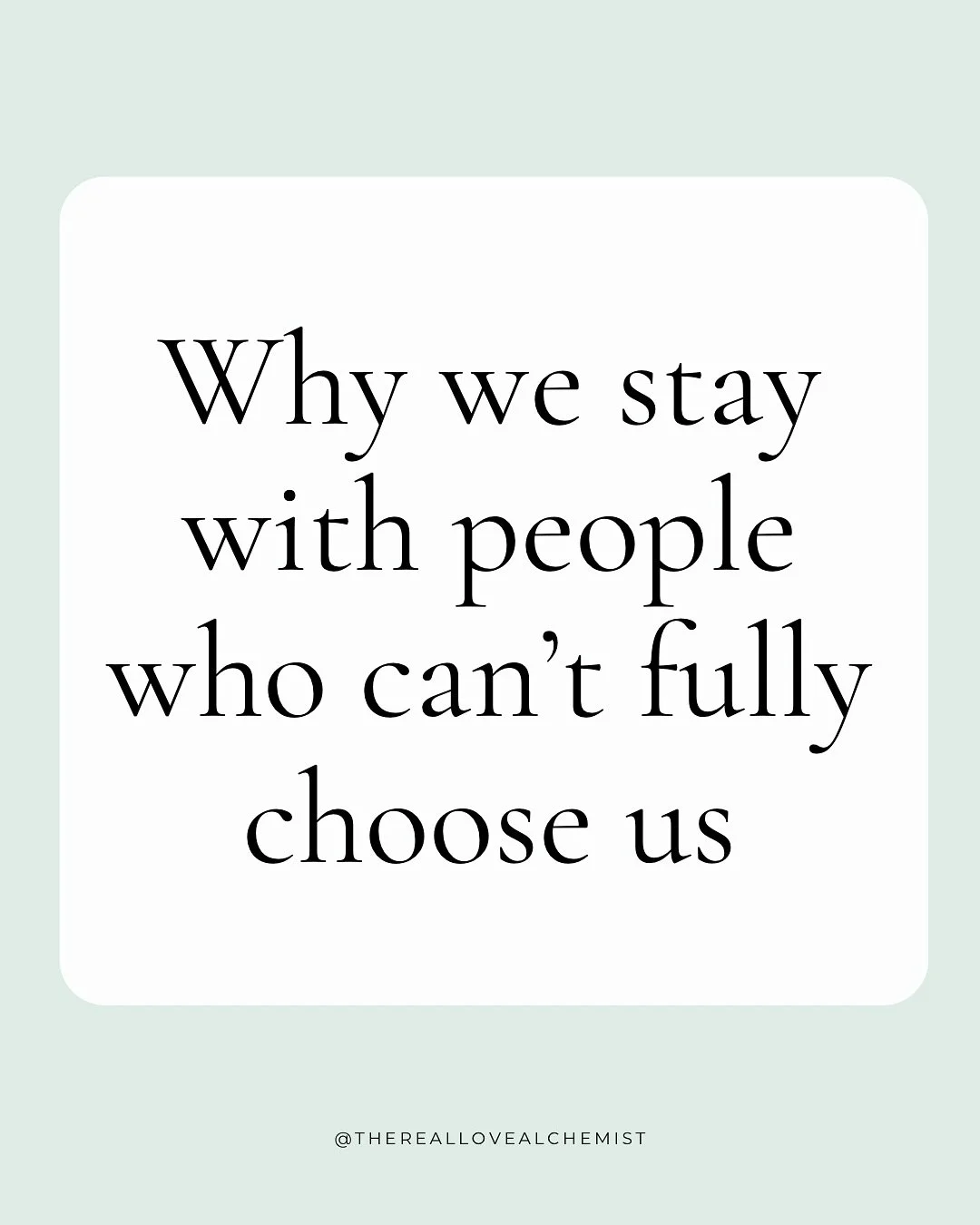 If you&rsquo;ve ever stayed in an &ldquo;almost&rdquo; relationship, you know how brutal it is.

They don&rsquo;t fully choose you&hellip; but you keep choosing them.

And every text, every crumb of attention, feels like proof that maybe this time it