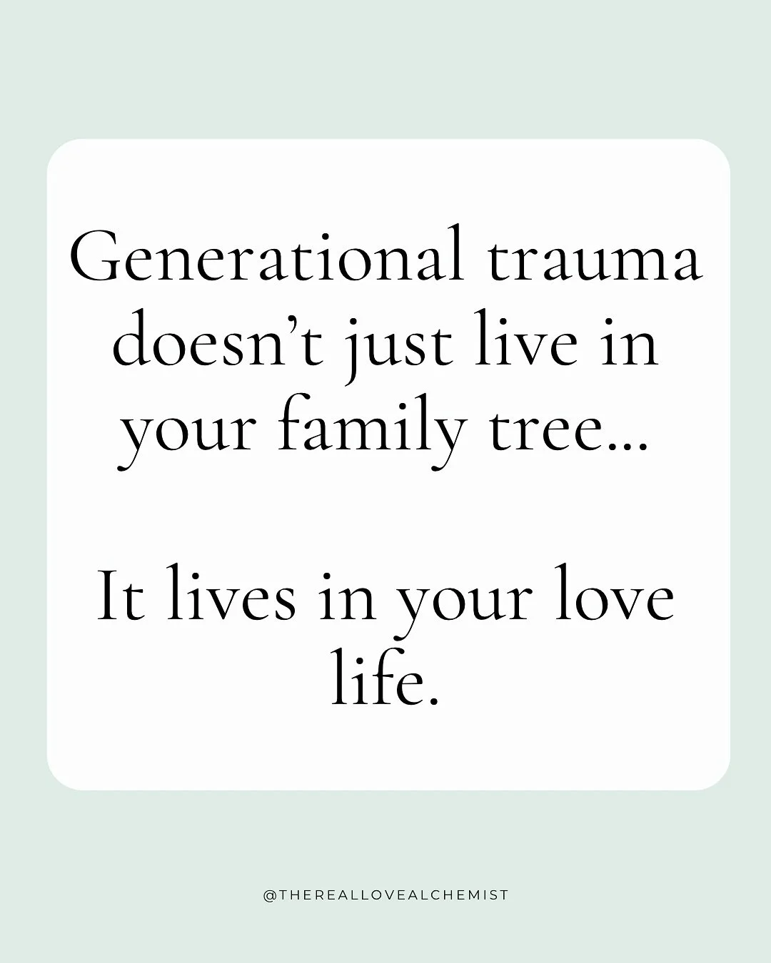 Ever feel like you&rsquo;re living out your family&rsquo;s love story, even when you swore you wouldn&rsquo;t?

You think you&rsquo;re choosing your partners freely&hellip;

but often, you&rsquo;re playing out scripts that were written long before yo
