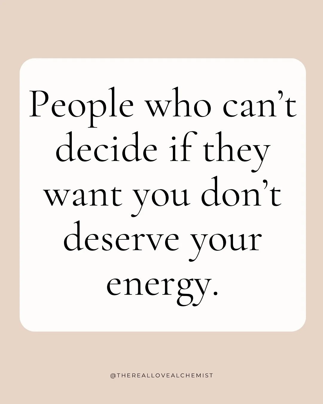 It&rsquo;s easy to second-guess yourself when someone gives you mixed signals.

Maybe they&rsquo;re just busy. Maybe they&rsquo;ll come around. 

Maybe if you&rsquo;re patient, it will turn into something real.

But here&rsquo;s the truth: consistenc