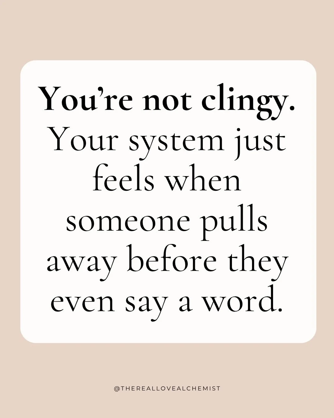 You&rsquo;re not &ldquo;anxiously attached.&rdquo;
You&rsquo;re attuned.

You feel subtle shifts in people before anything is said out loud, and your system responds instantly.

The problem isn&rsquo;t your sensitivity.

It&rsquo;s the old emotional 