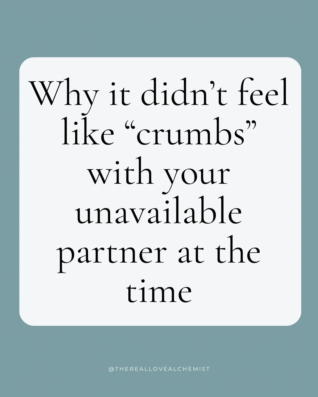 For a long time, I looked back at certain relationships and felt embarrassed.

I would replay them in my mind and wonder how I stayed as long as I did. 

I questioned why I tolerated things I would never accept now, and why it took me so long to fina