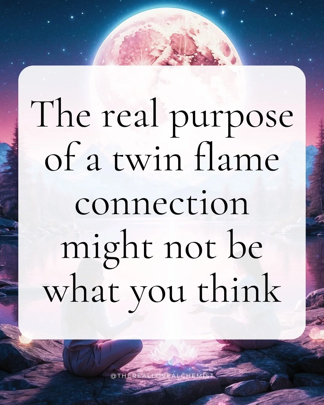 What if the purpose of a twin flame connection isn&rsquo;t to end up with that person?

To be clear, experiences like this can feel incredibly real. The emotions, the energy between you, the synchronicities people talk about in these connections can 