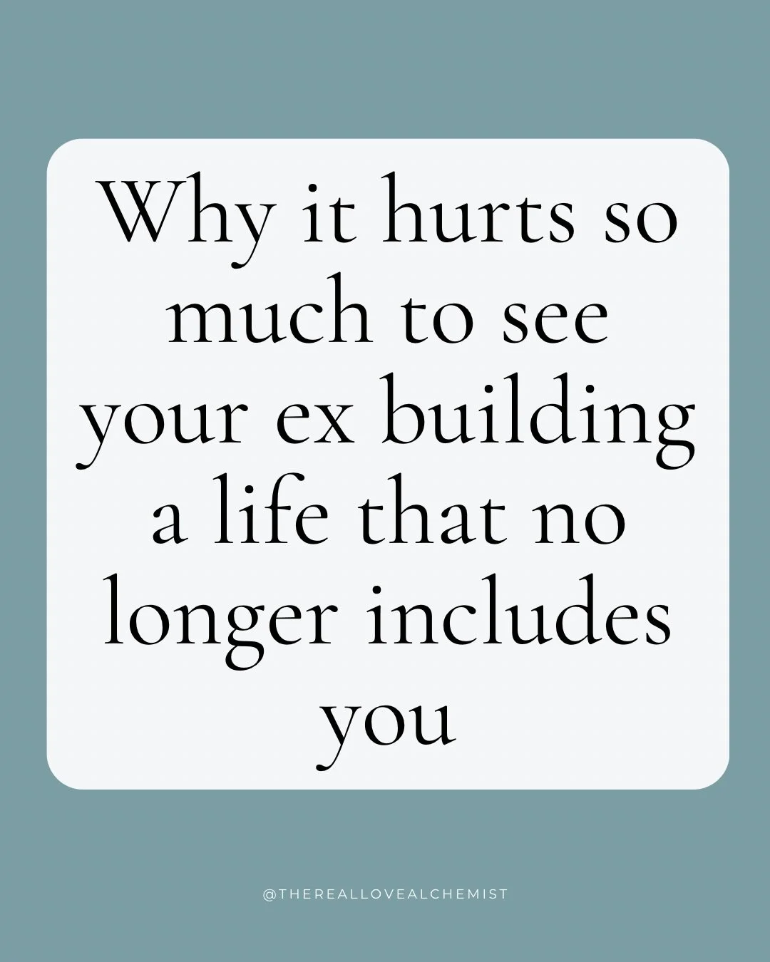 One of the things we&rsquo;re often hardest on ourselves about after a breakup is how much it affects us when our ex moves on.

We think we should be able to shrug it off, especially if the relationship wasn&rsquo;t even that healthy or if they were 