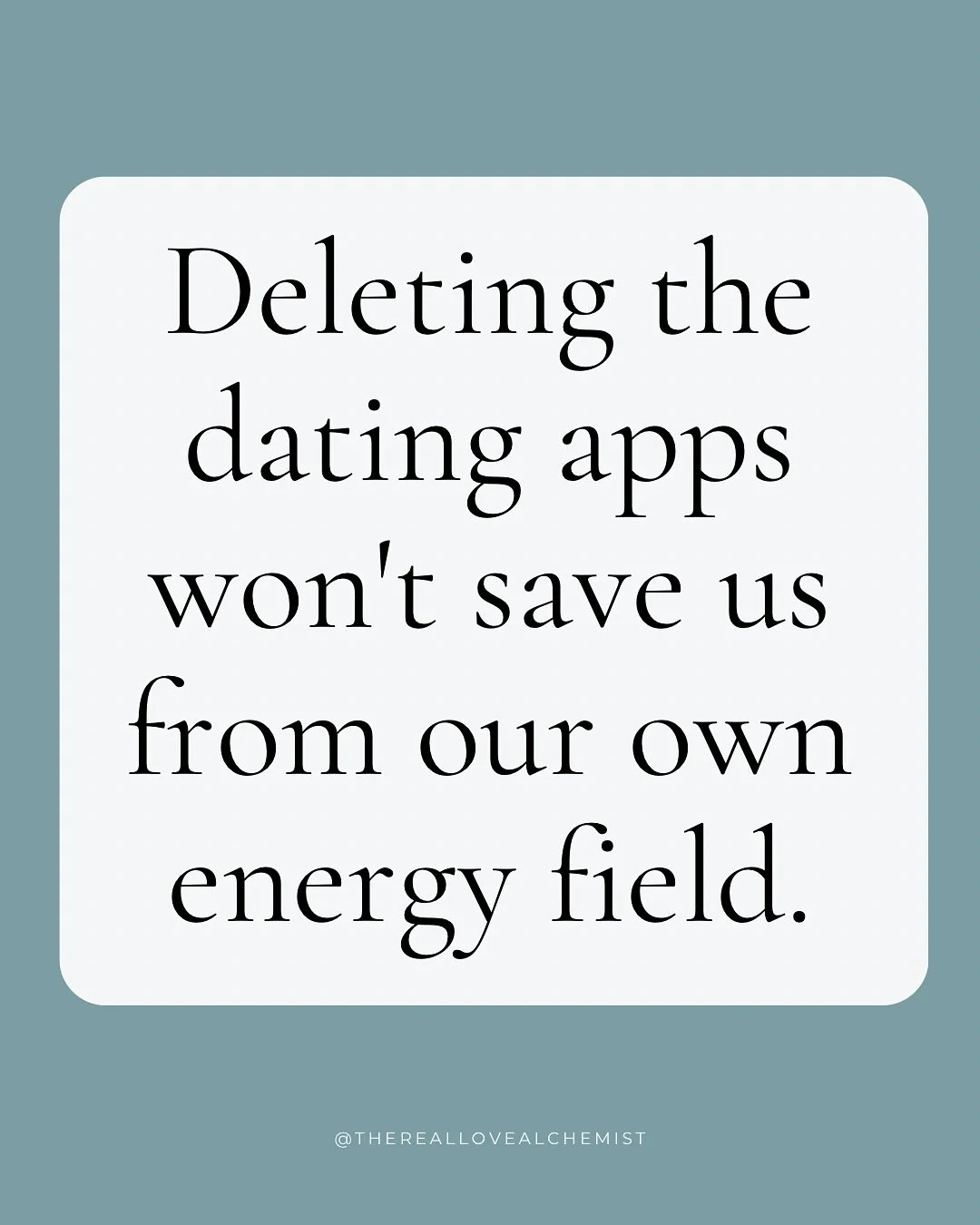 You can close Hinge, take a break, even swear off dating entirely...and still bring every unhealed pattern right into the next connection.

There's a reason for that.

It's called energetic residue,  and most people have no idea they're carrying it.
