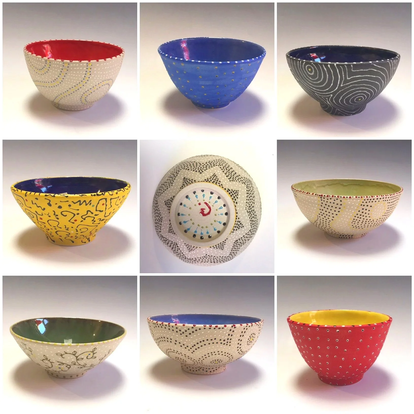 Assorted Wheel Thrown Bowls