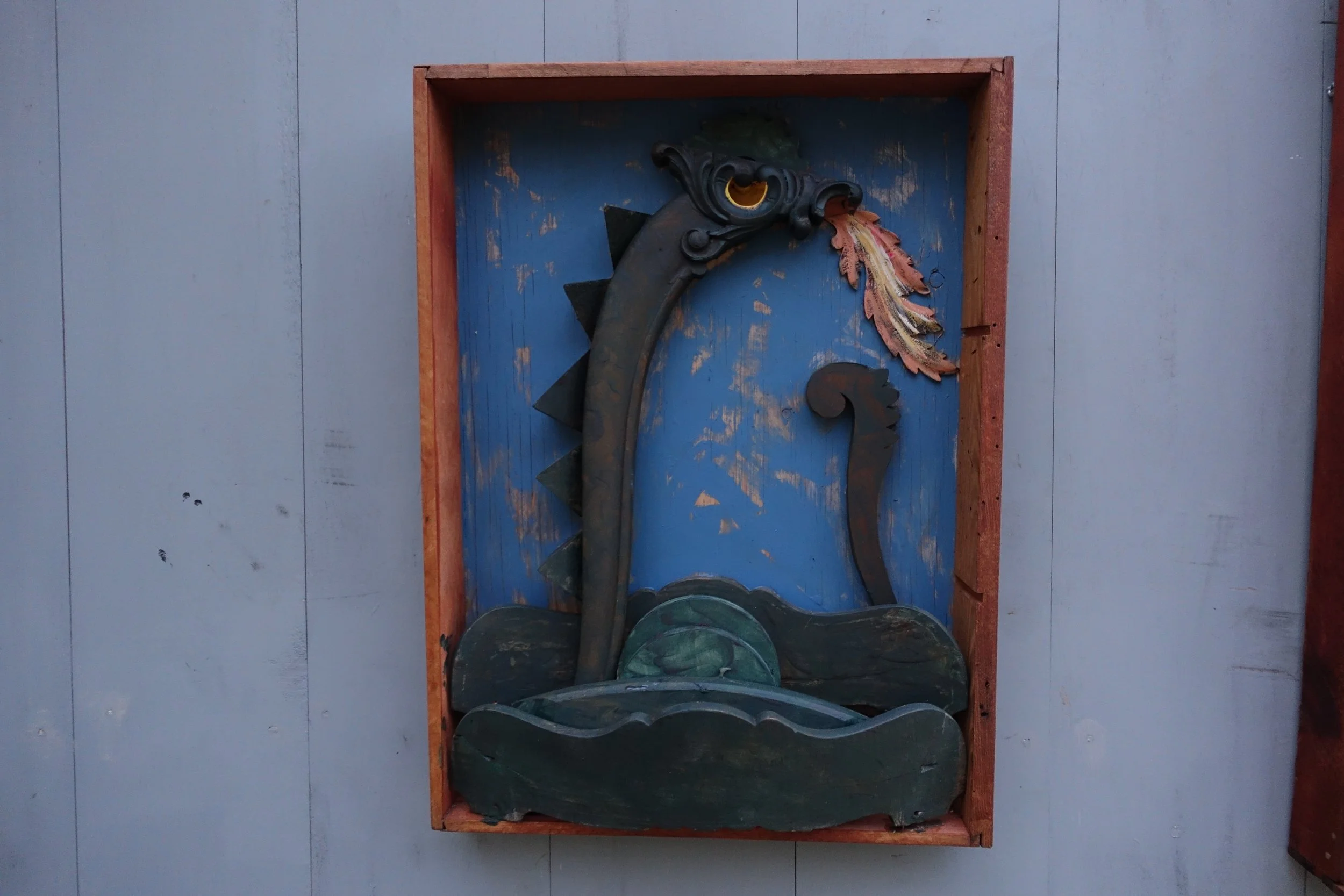 Puff lived by the sea until he learned to swim