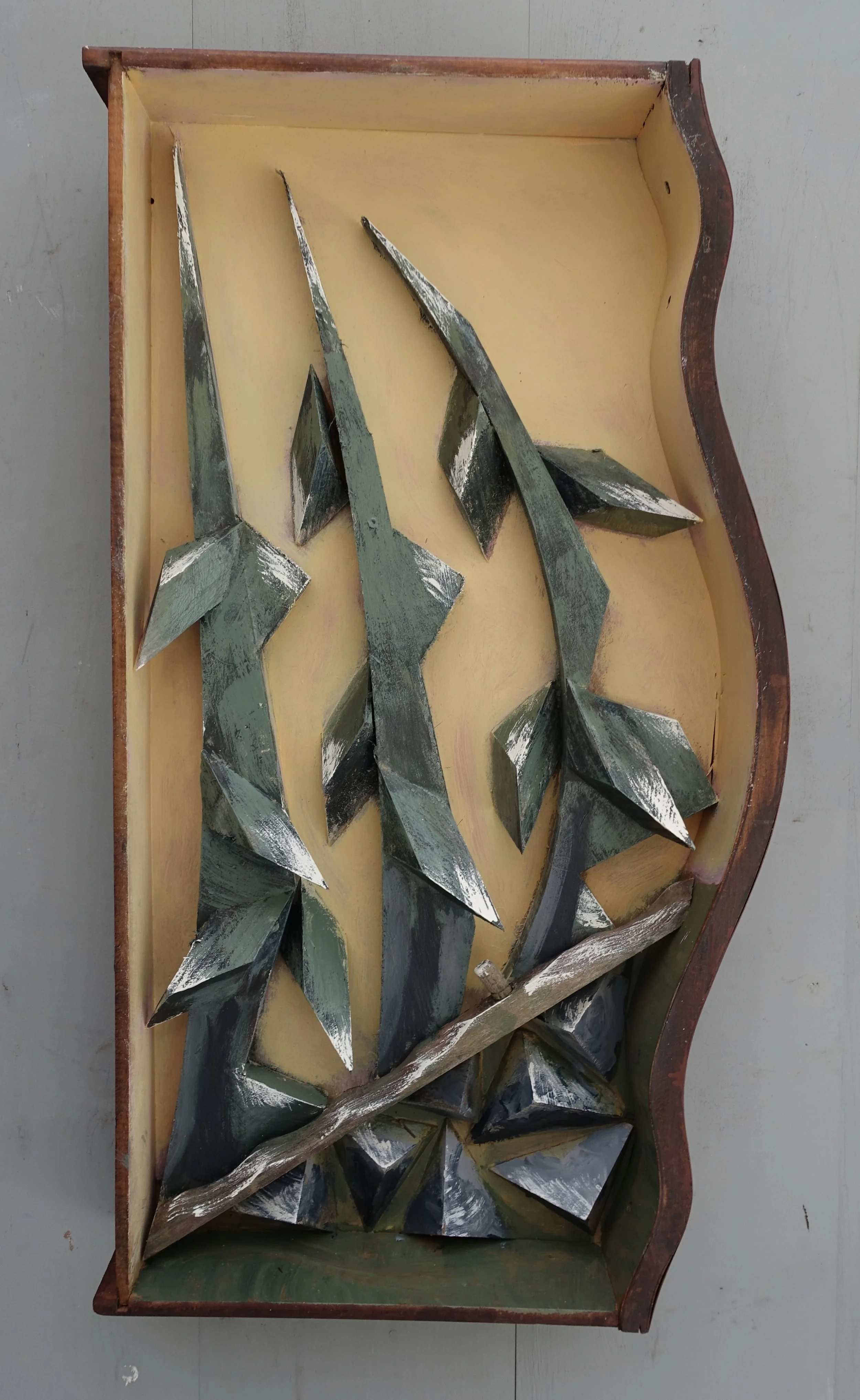 one in front bears the brunt