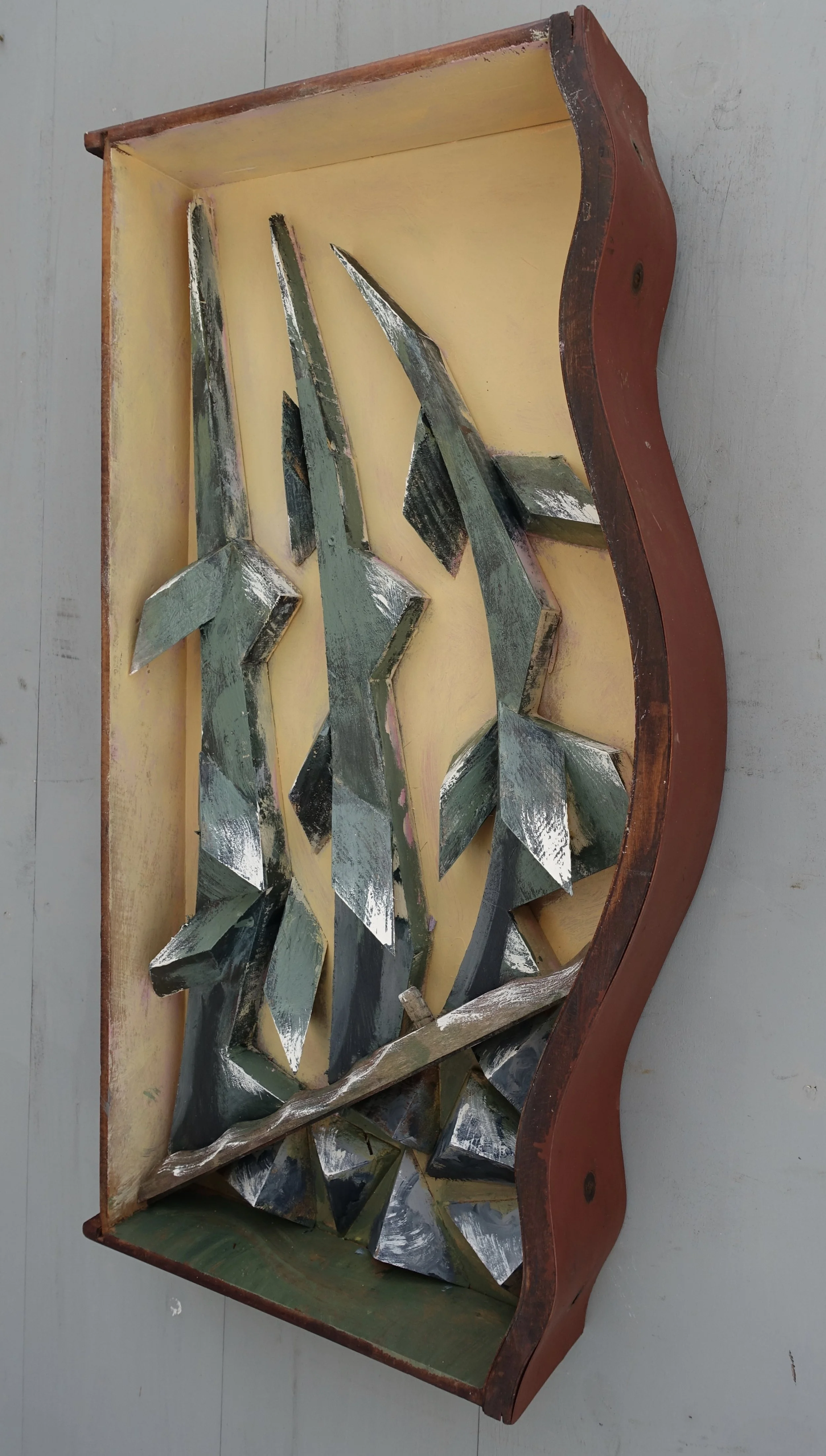 the one in front takes the brunt
