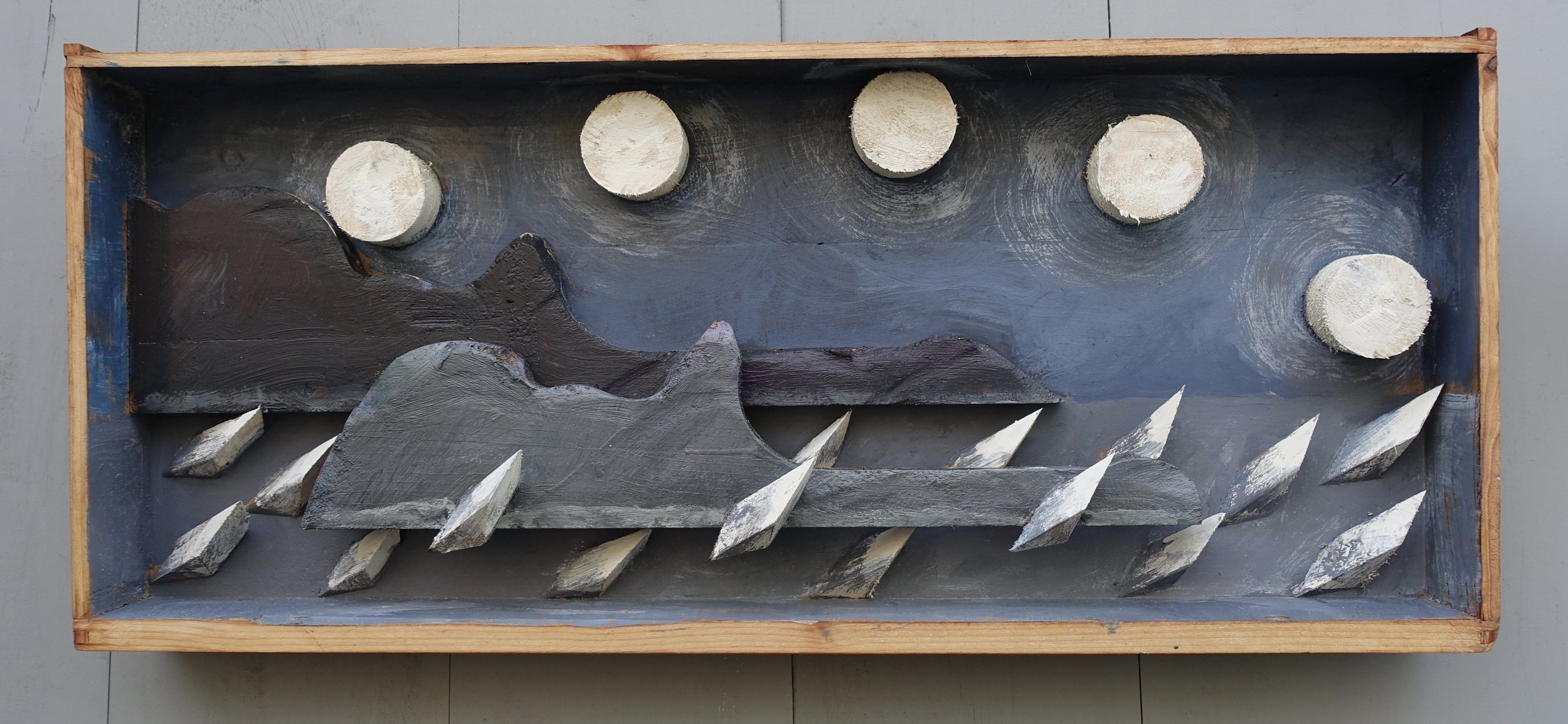 moon passage over tickles of Labrador