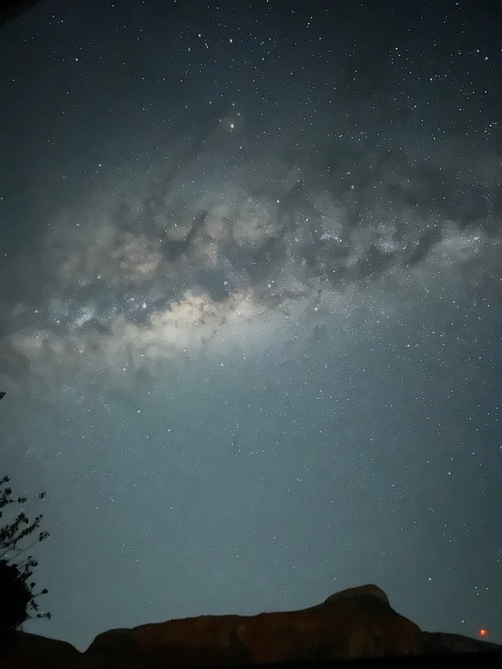 Night sky is full of stars.