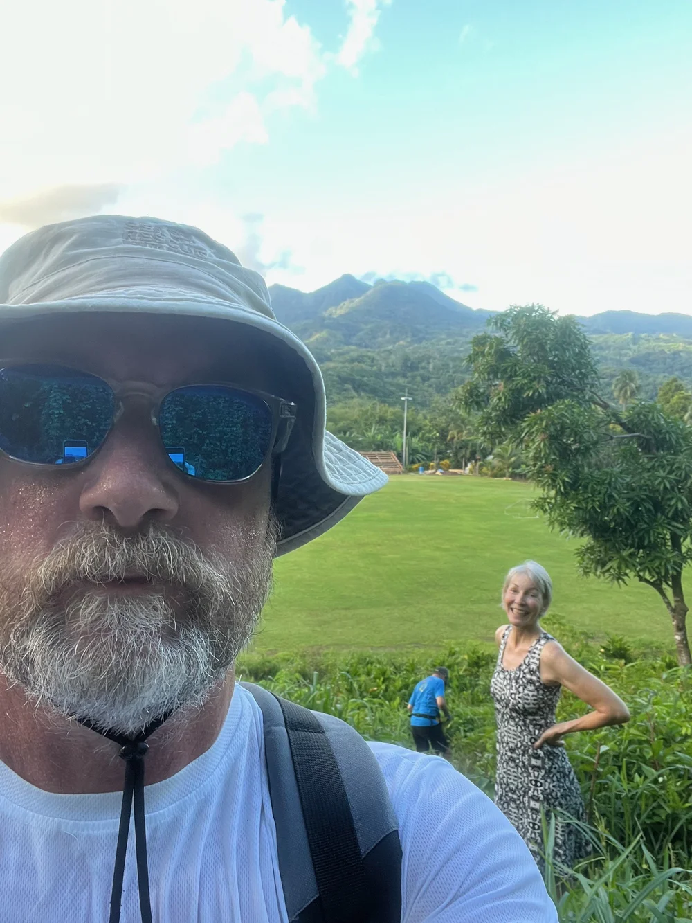 Selfie with Liz, I'm also enjoying the hash, though you might not know it.