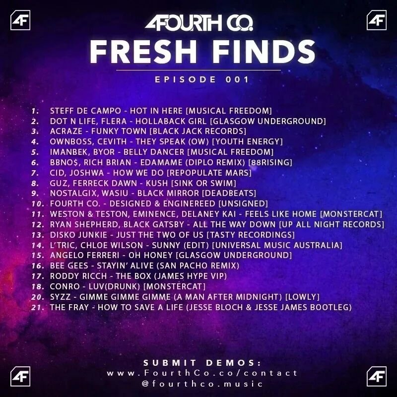 🟣My new FRESH FINDS mix is stuffed deep with certified fresh shakers in this tracklist...
👉Listen to it now with the Link In My Bio
&bull;
&bull;
&bull;
&bull;
#housemusic 
#housemusiclovers 
#housemusicallnightlong 
#djlife 
#freshfinds