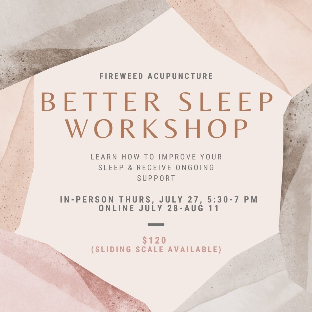 Do you struggle to fall asleep or stay asleep? Do you wake up tired, no matter how much sleep you've gotten? Then this workshop is for you! ⁠
⁠
We'll meet in person on Thursday, July 27 from 5:30-7 pm, where we'll discuss both the Western and the Chi