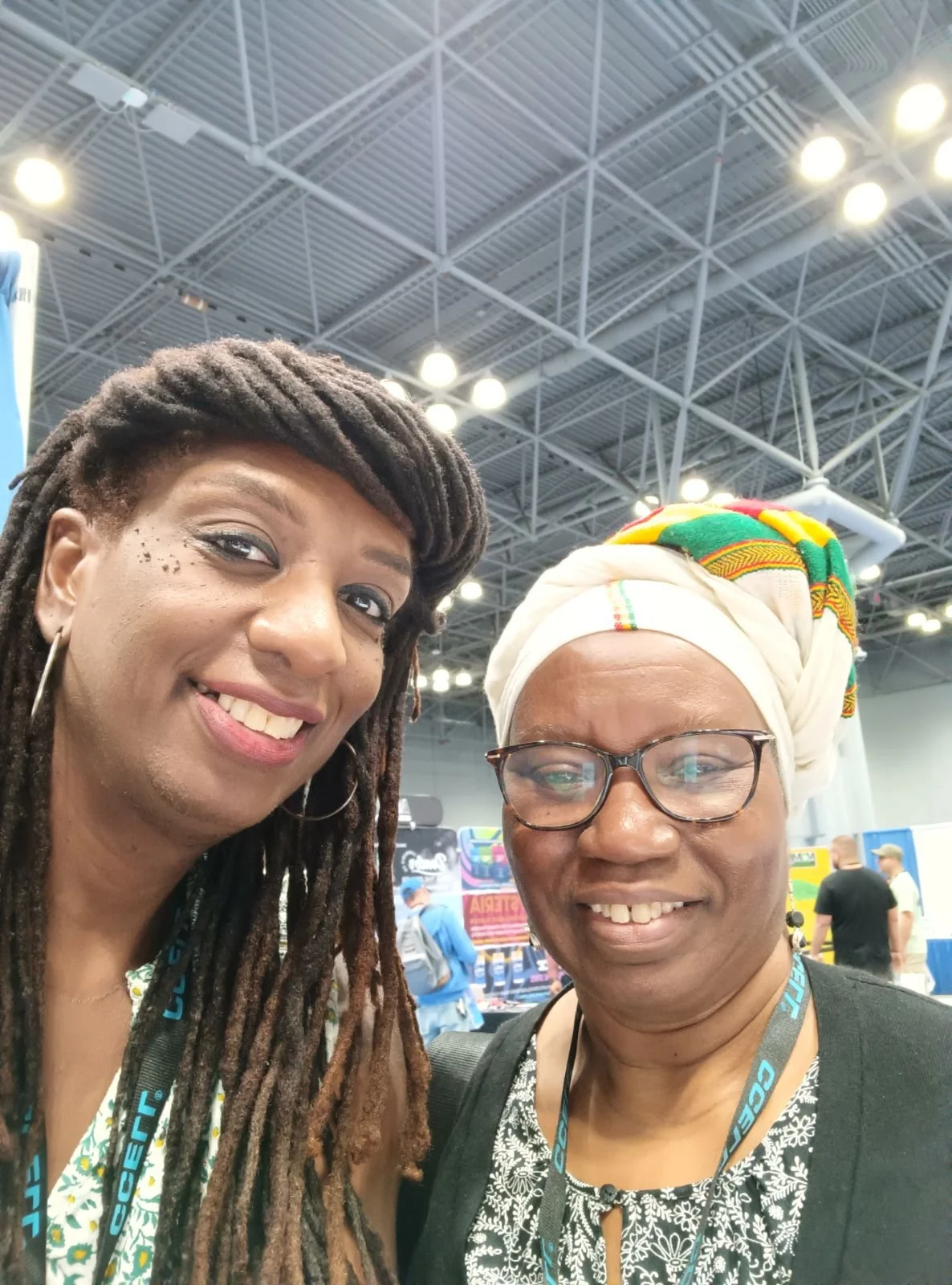 Scheril Powell Esq. of the JUSTUS Foundation and Valerie Escoffery of Hemparations, LLC